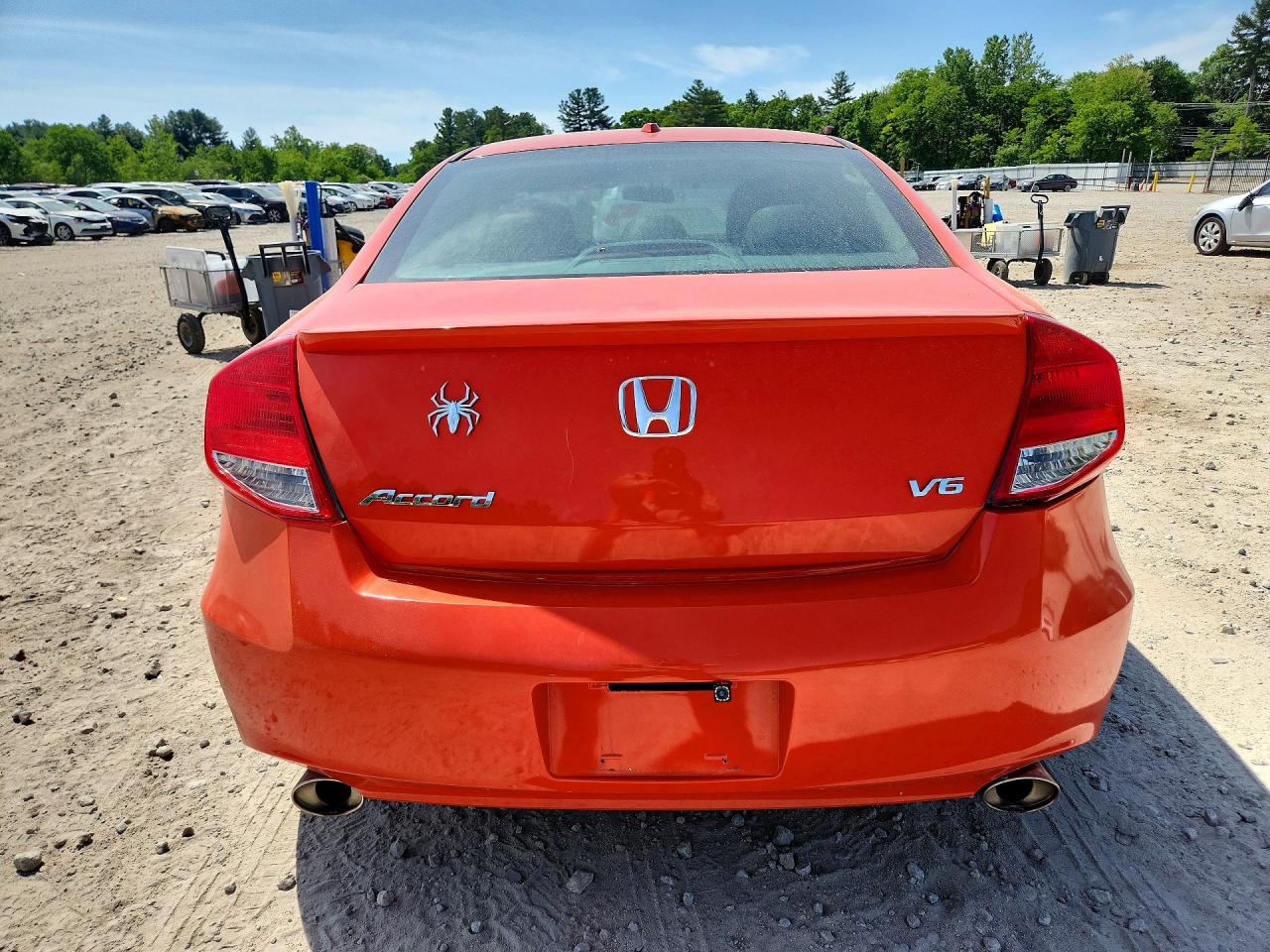 2011 Honda Accord Exl Orange vin: 1HGCS2A89BA005879