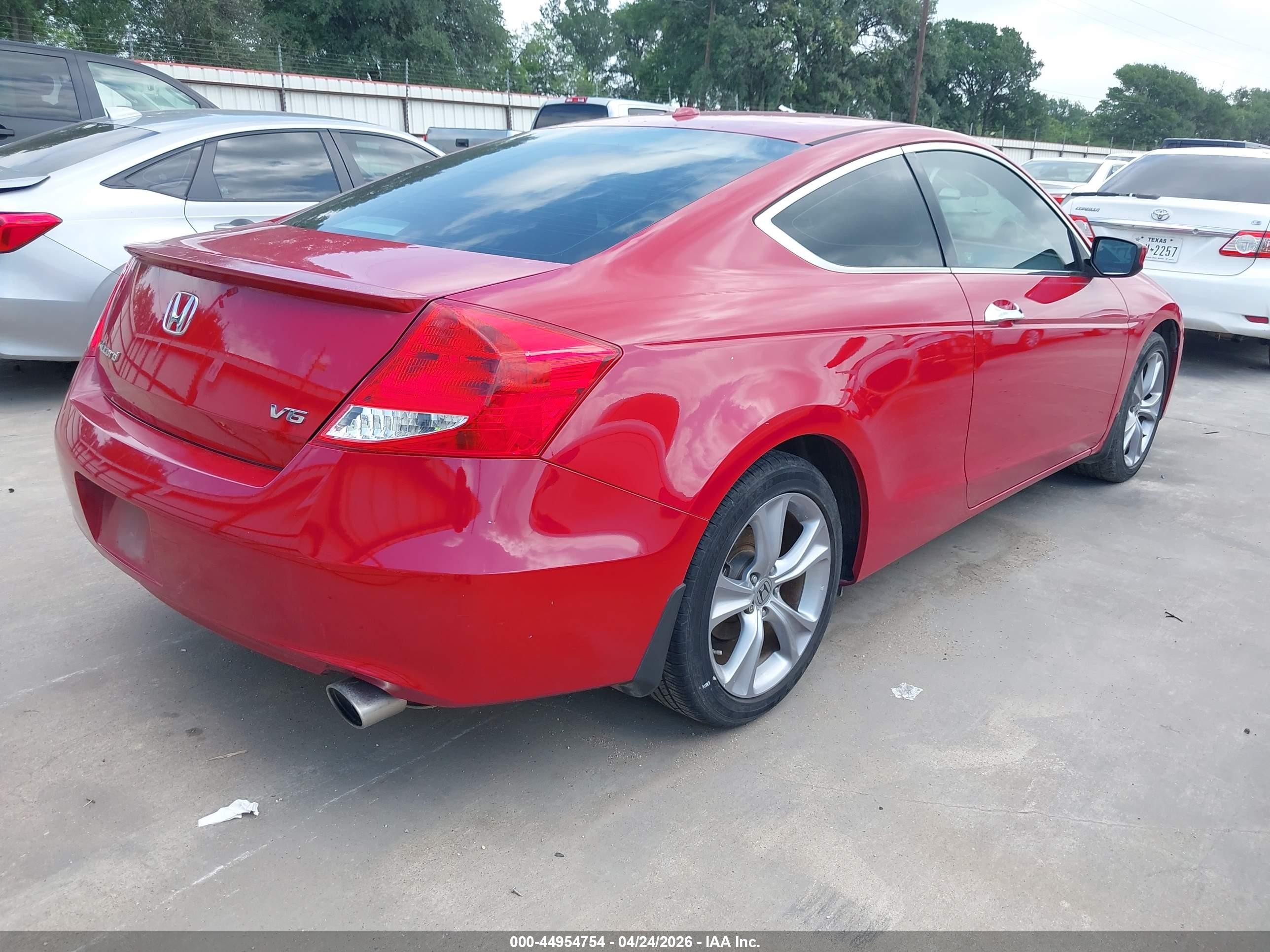 2012 Honda Accord 3.5 Ex-l Красный vin: 1HGCS2A89CA002367