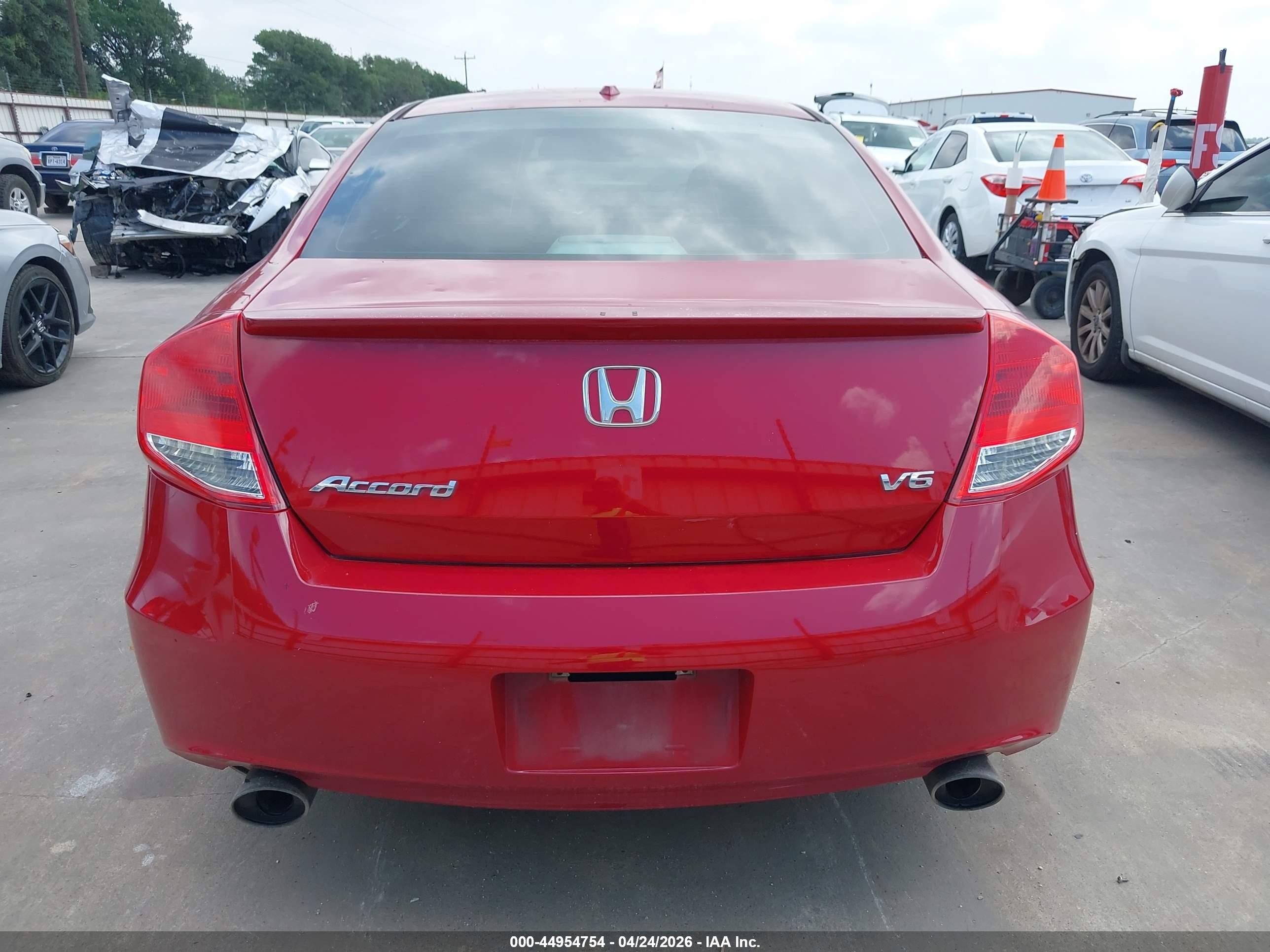 2012 Honda Accord 3.5 Ex-l Красный vin: 1HGCS2A89CA002367
