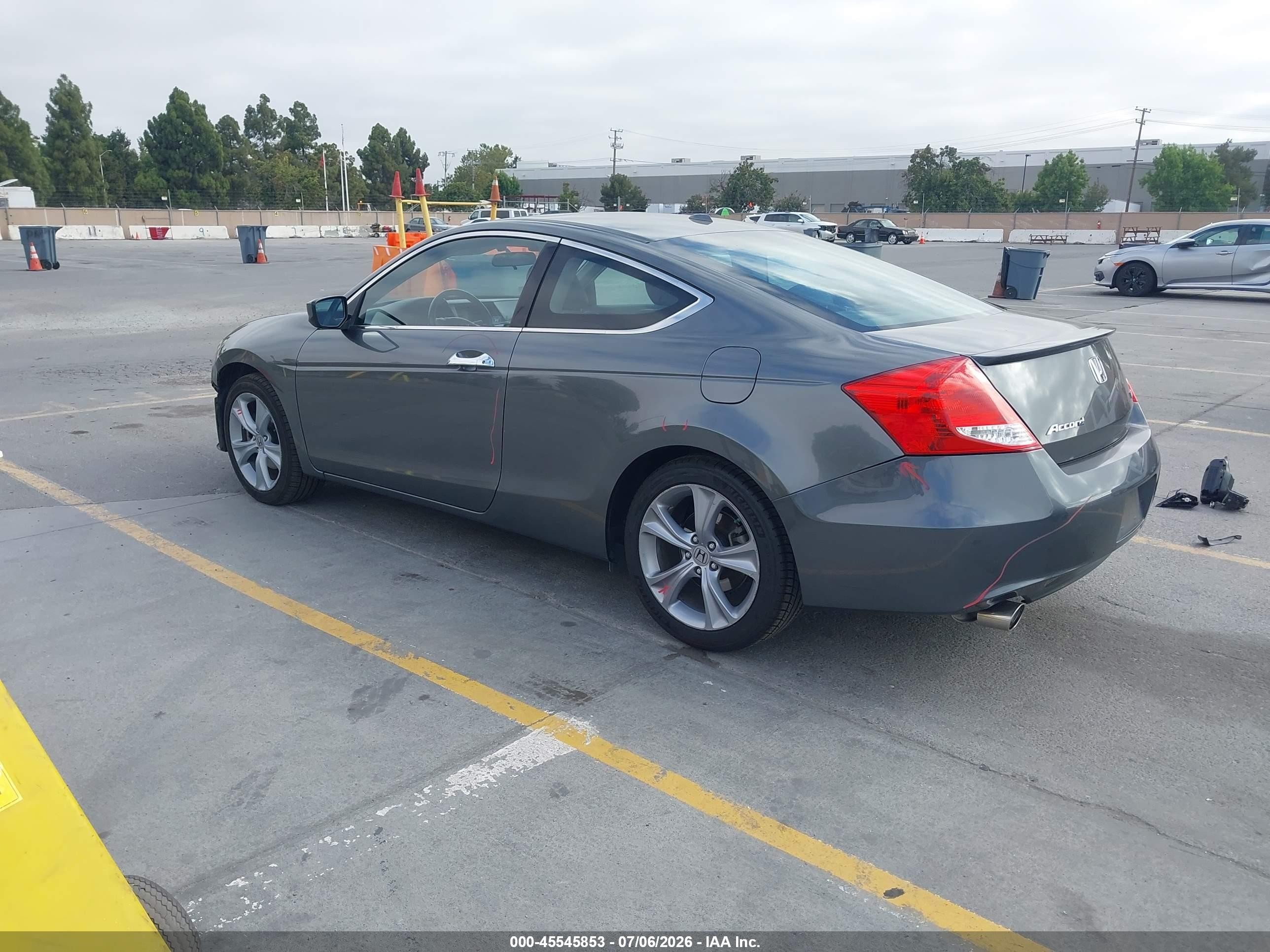 2012 Honda Accord 3.5 Ex-l Gray vin: 1HGCS2A89CA008489