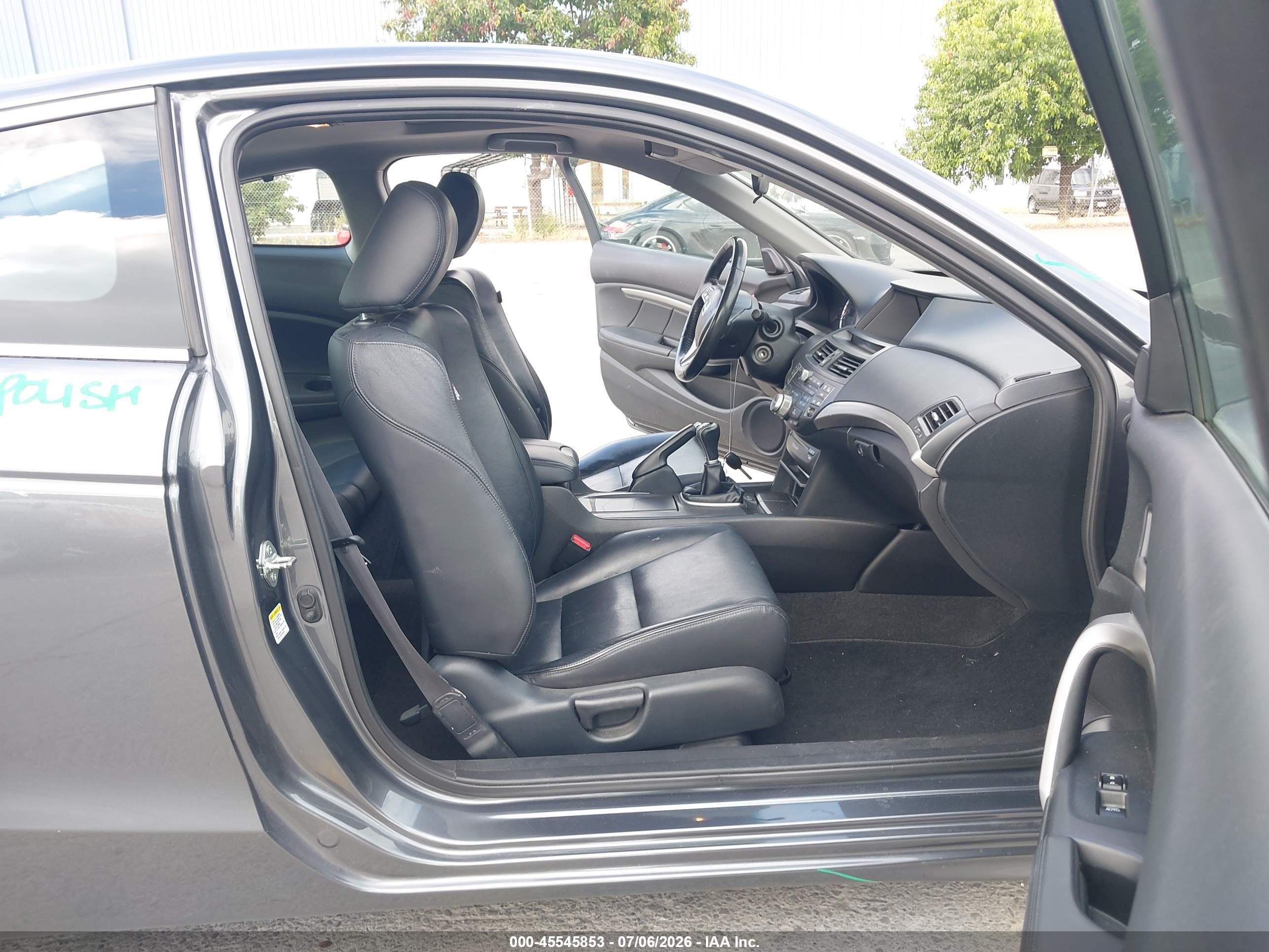 2012 Honda Accord 3.5 Ex-l Gray vin: 1HGCS2A89CA008489
