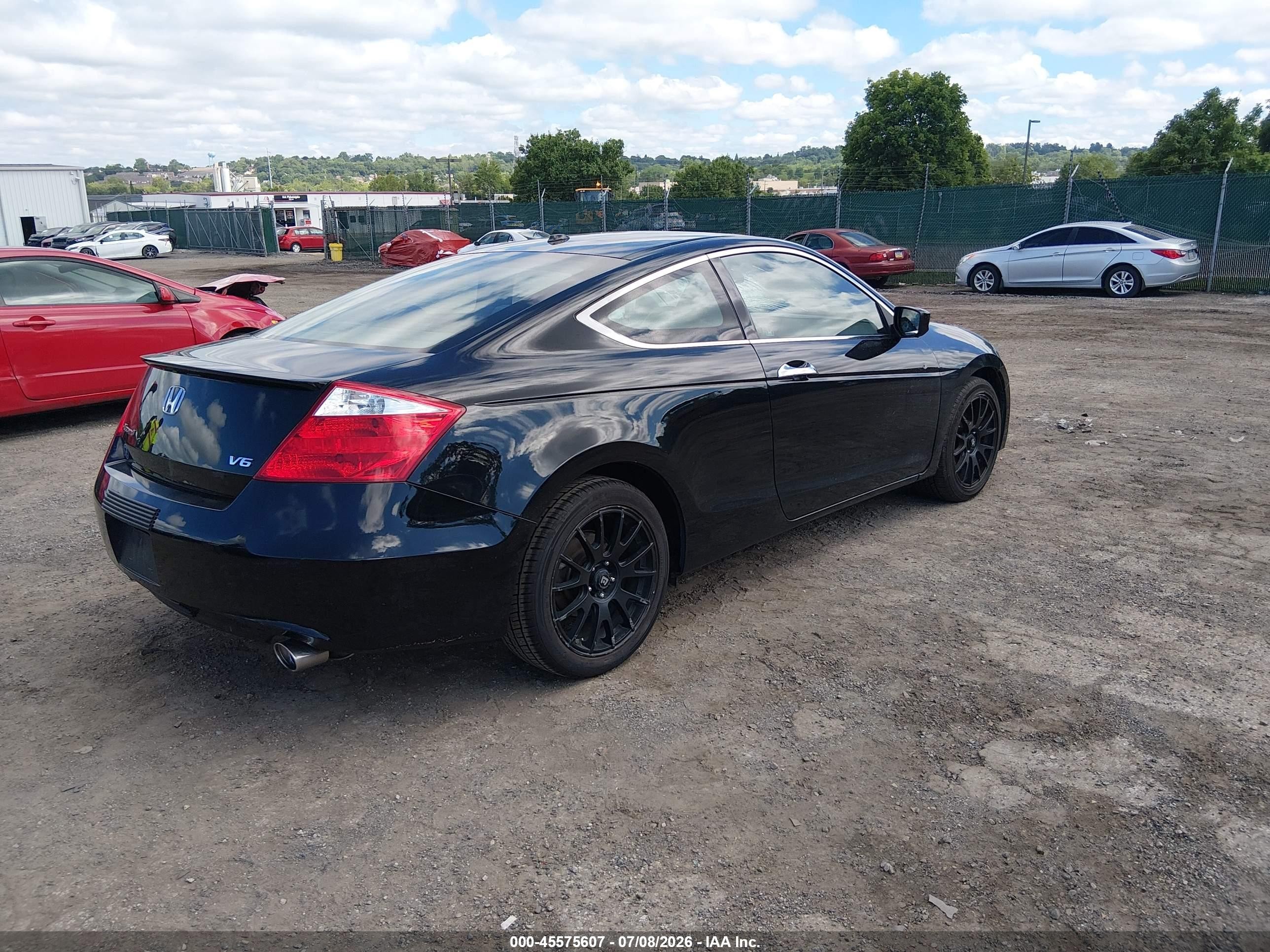 2010 Honda Accord 3.5 Ex-l Black vin: 1HGCS2B80AA004424
