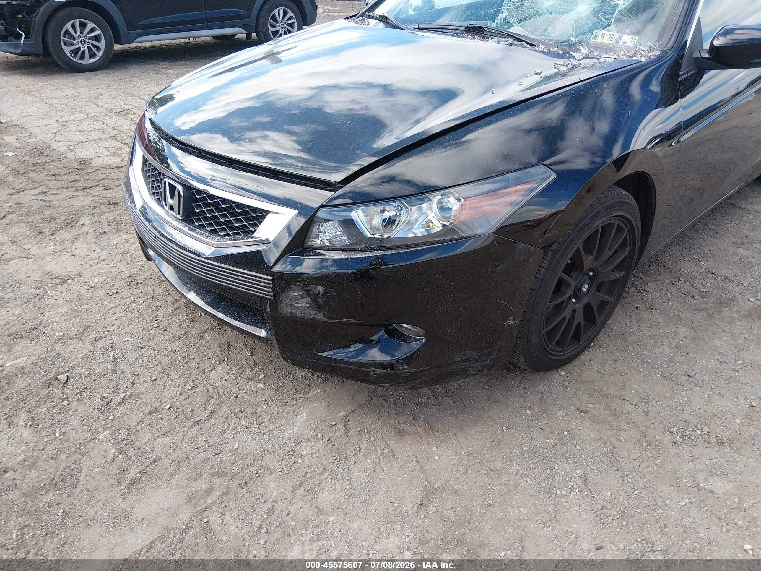 2010 Honda Accord 3.5 Ex-l Black vin: 1HGCS2B80AA004424