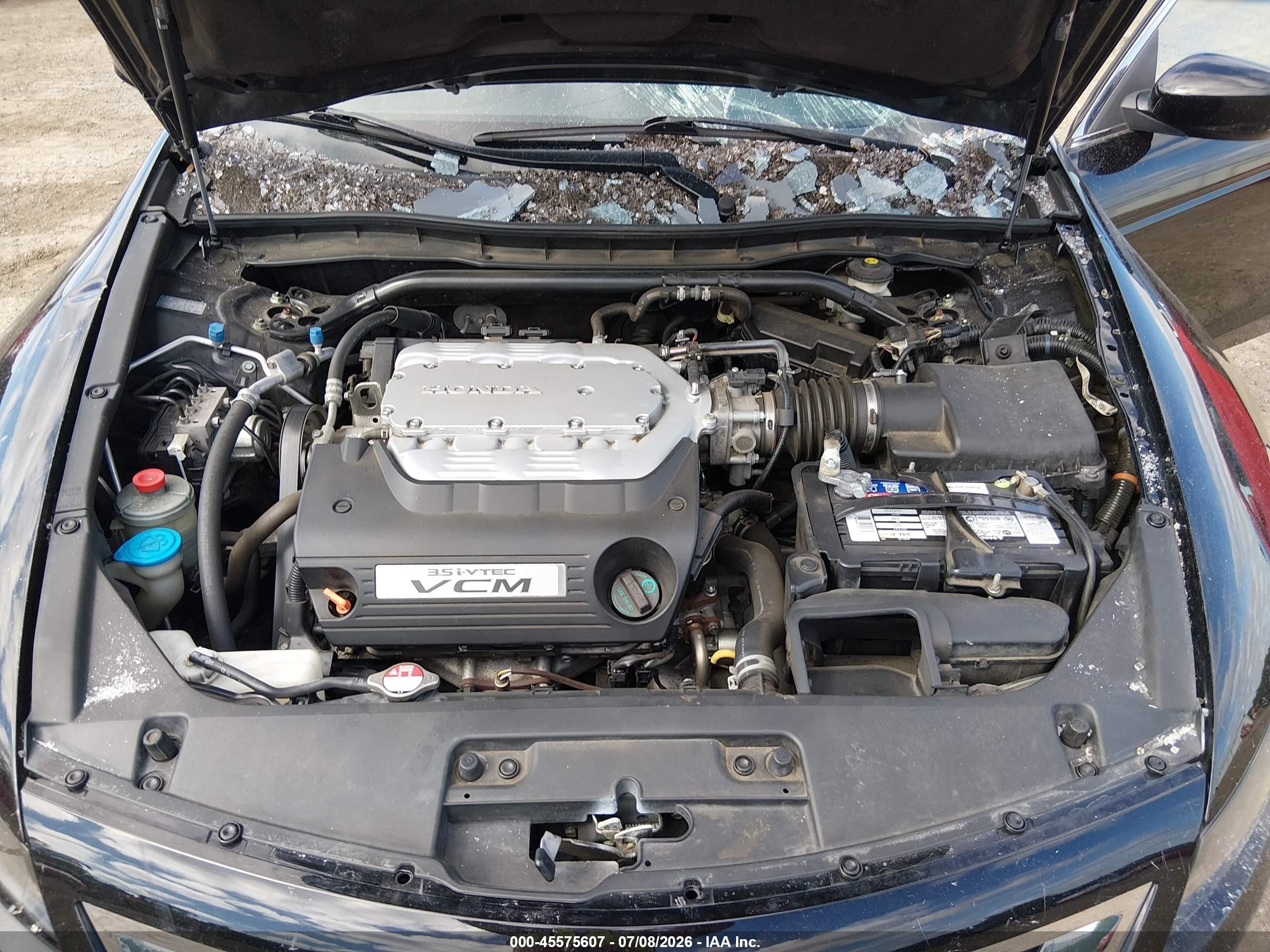 2010 Honda Accord 3.5 Ex-l Black vin: 1HGCS2B80AA004424