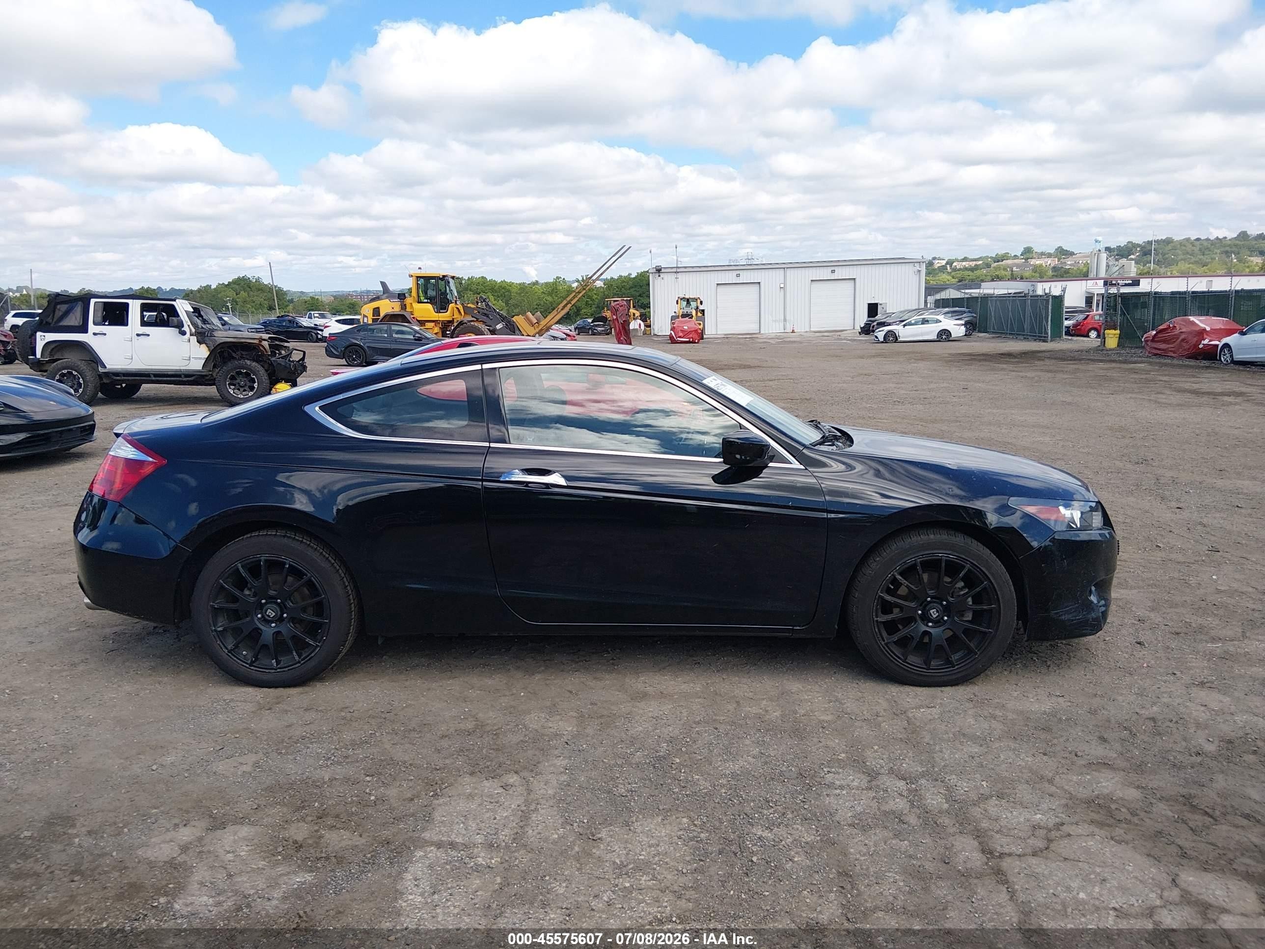 2010 Honda Accord 3.5 Ex-l Black vin: 1HGCS2B80AA004424
