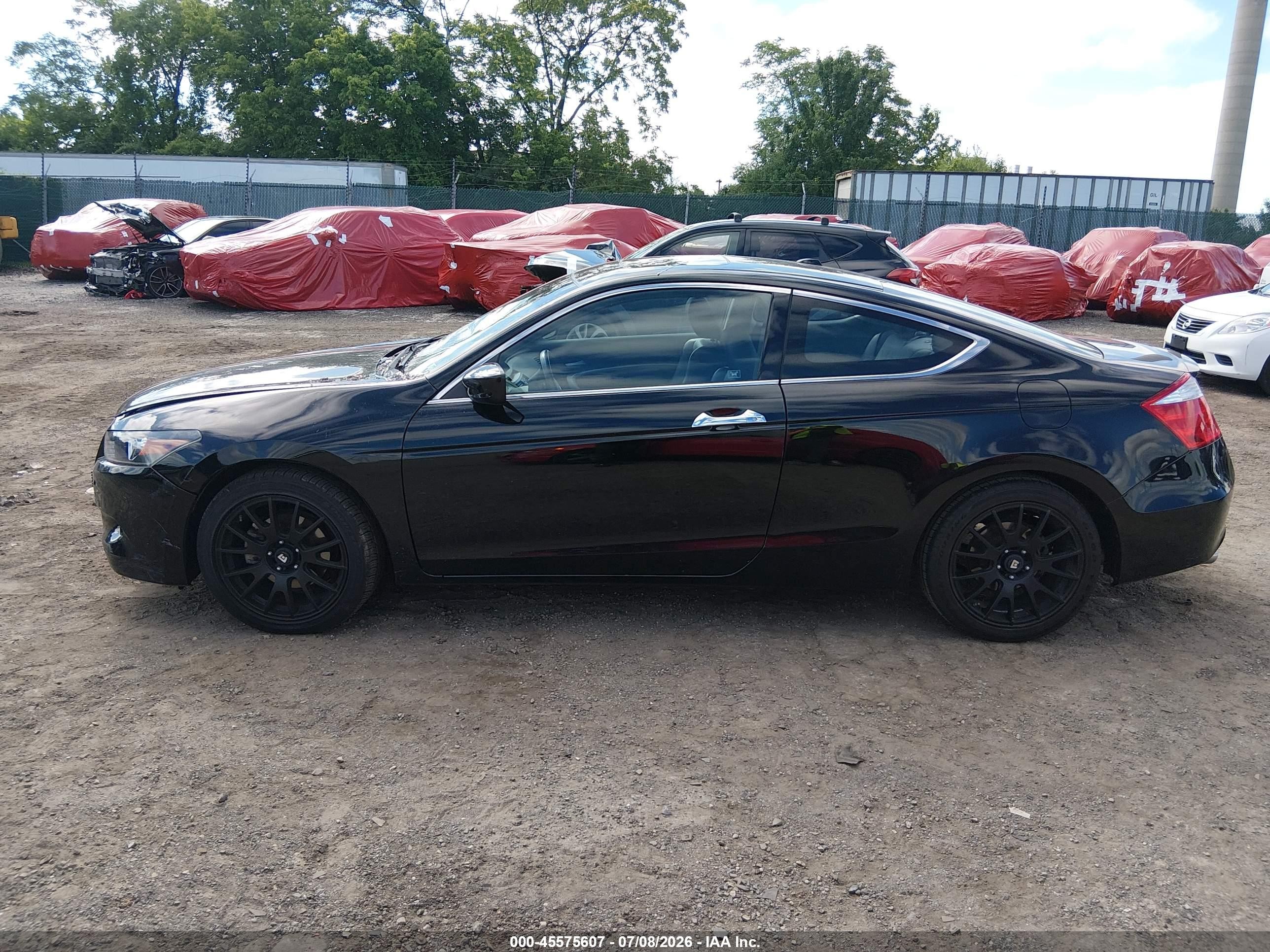 2010 Honda Accord 3.5 Ex-l Black vin: 1HGCS2B80AA004424