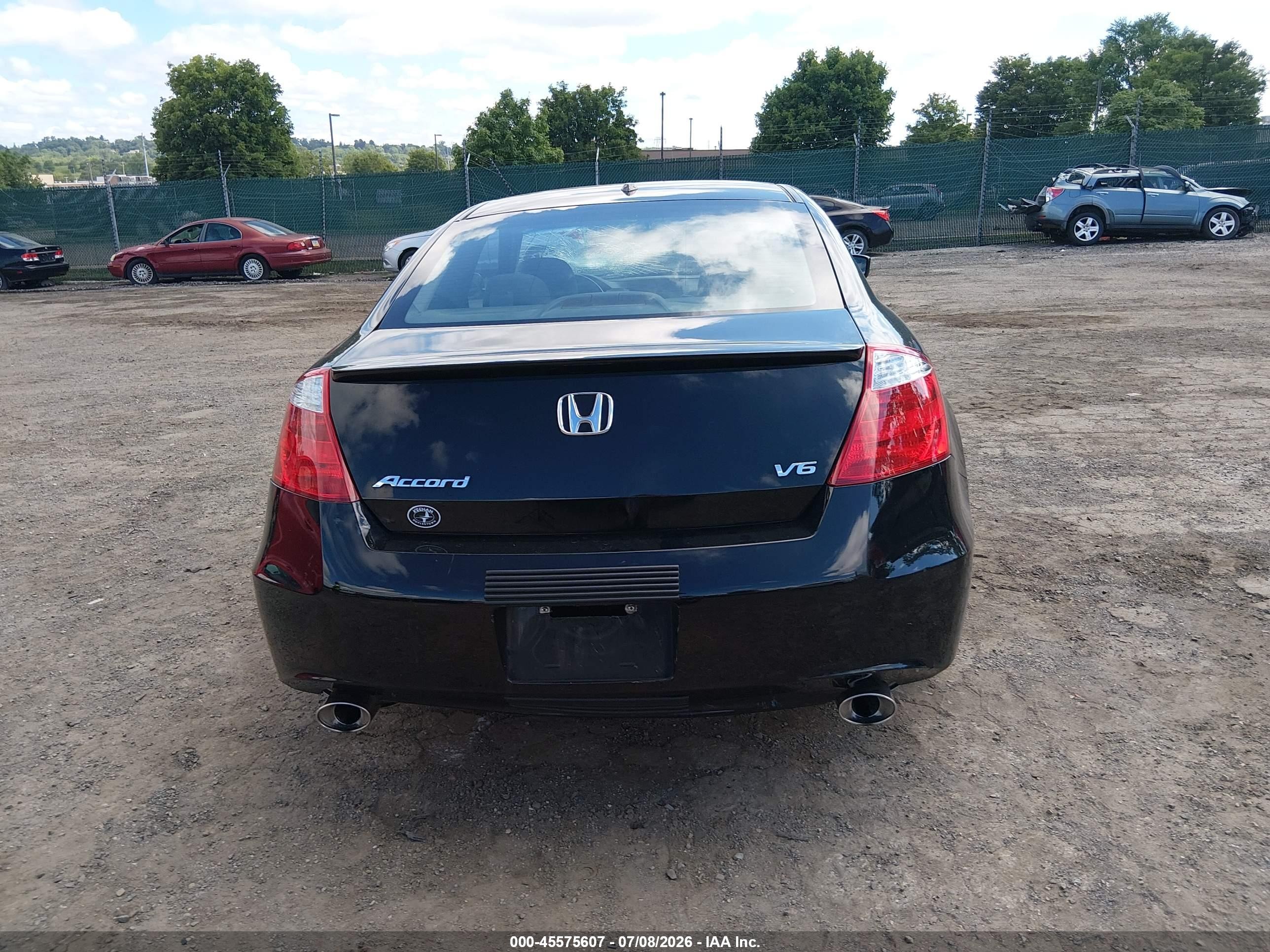 2010 Honda Accord 3.5 Ex-l Black vin: 1HGCS2B80AA004424