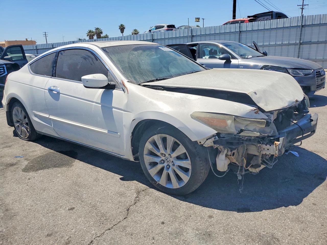 2010 Honda Accord Exl White vin: 1HGCS2B80AA009316