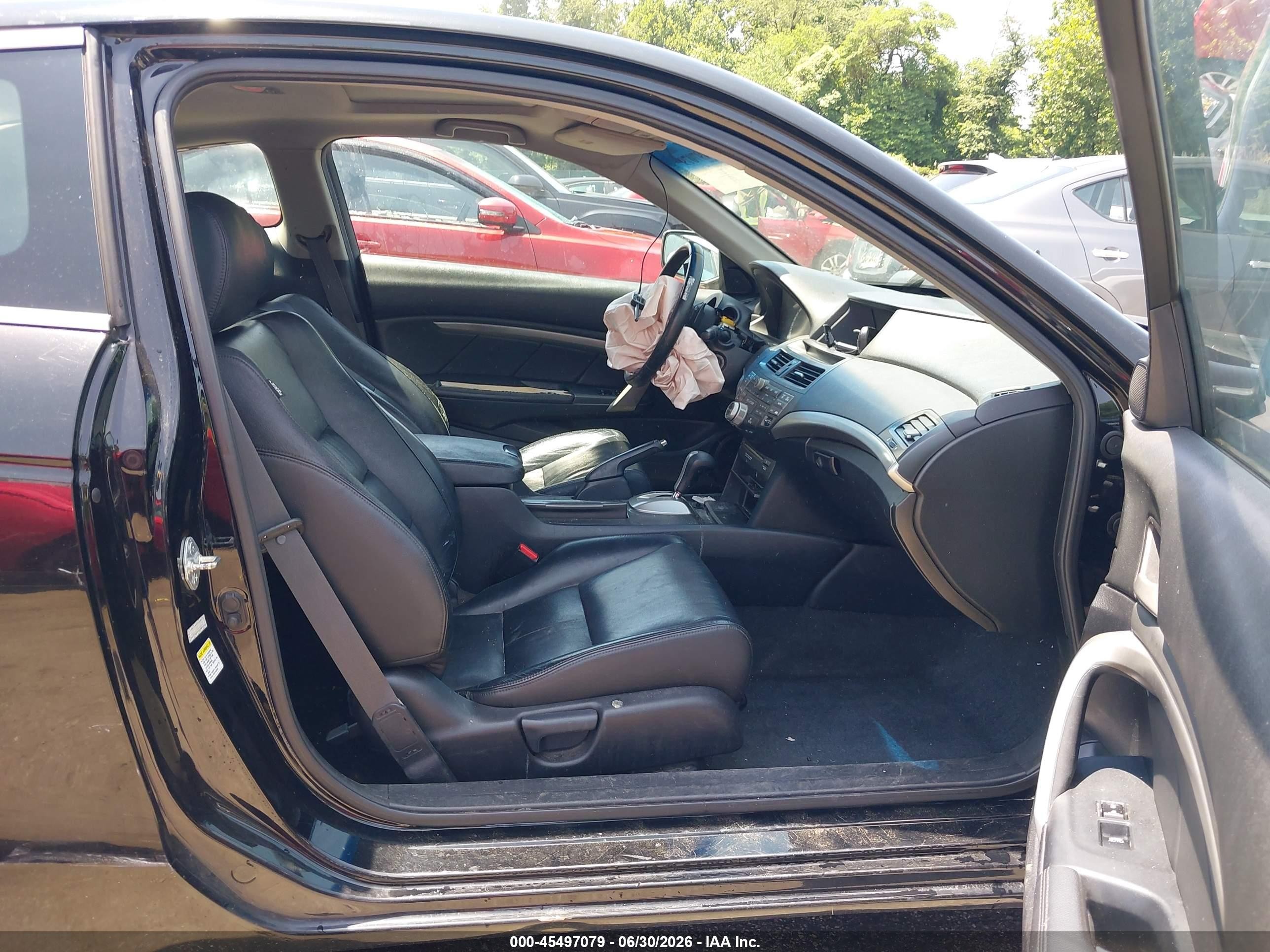 2011 Honda Accord 3.5 Ex-l Black vin: 1HGCS2B80BA002643