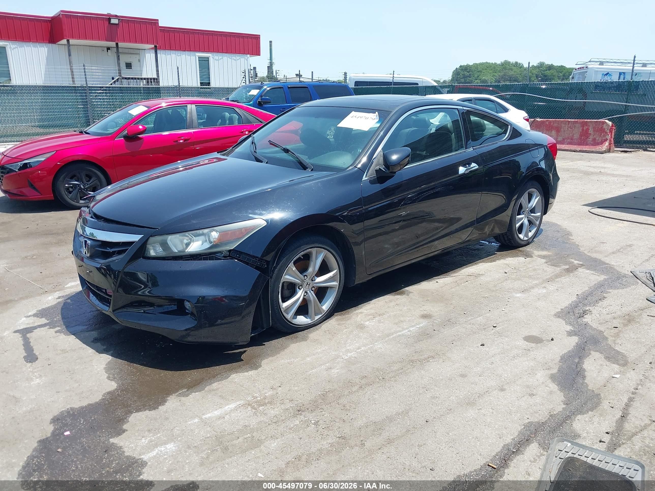 2011 Honda Accord 3.5 Ex-l Black vin: 1HGCS2B80BA002643