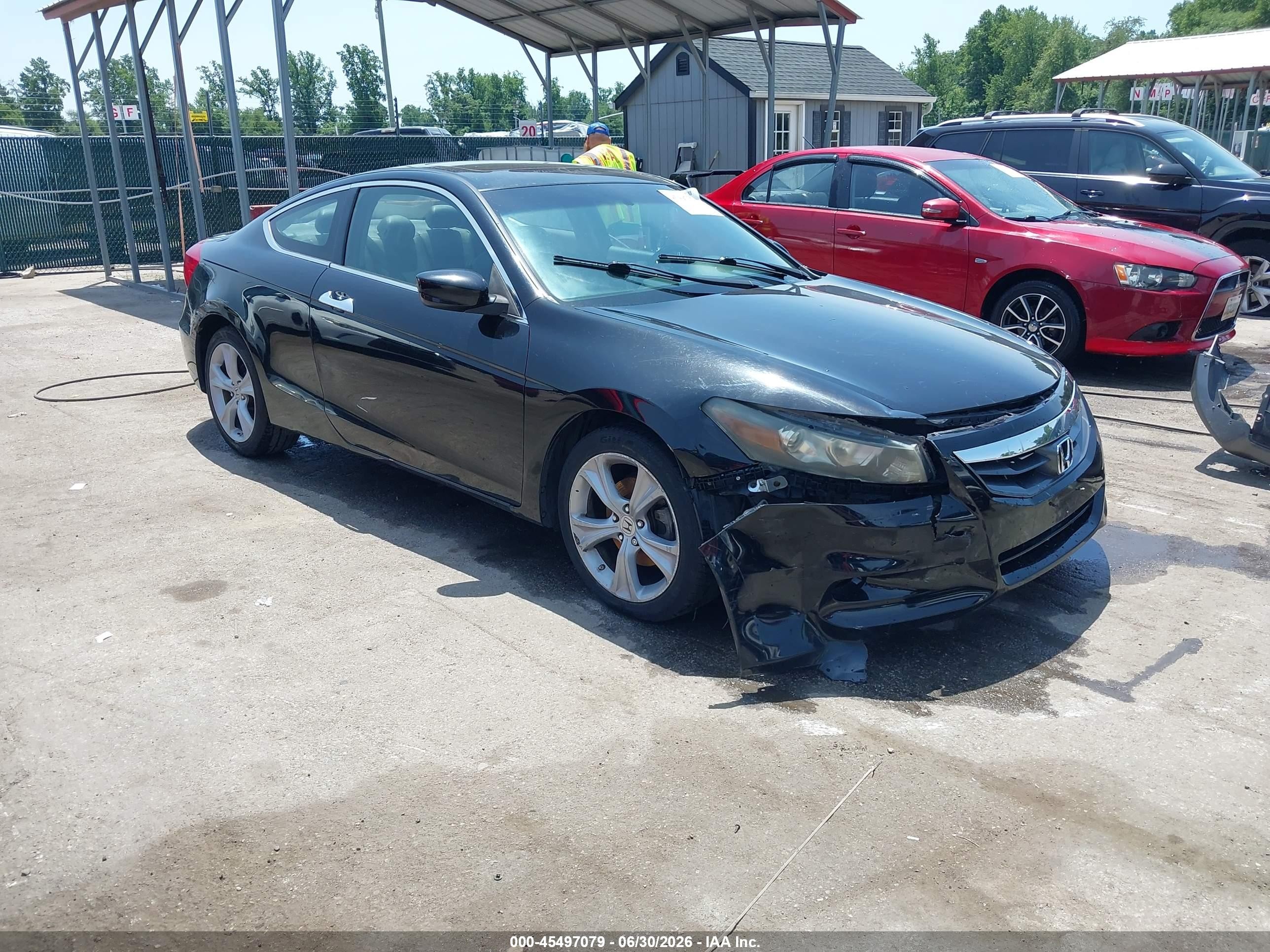 2011 Honda Accord 3.5 Ex-l Black vin: 1HGCS2B80BA002643