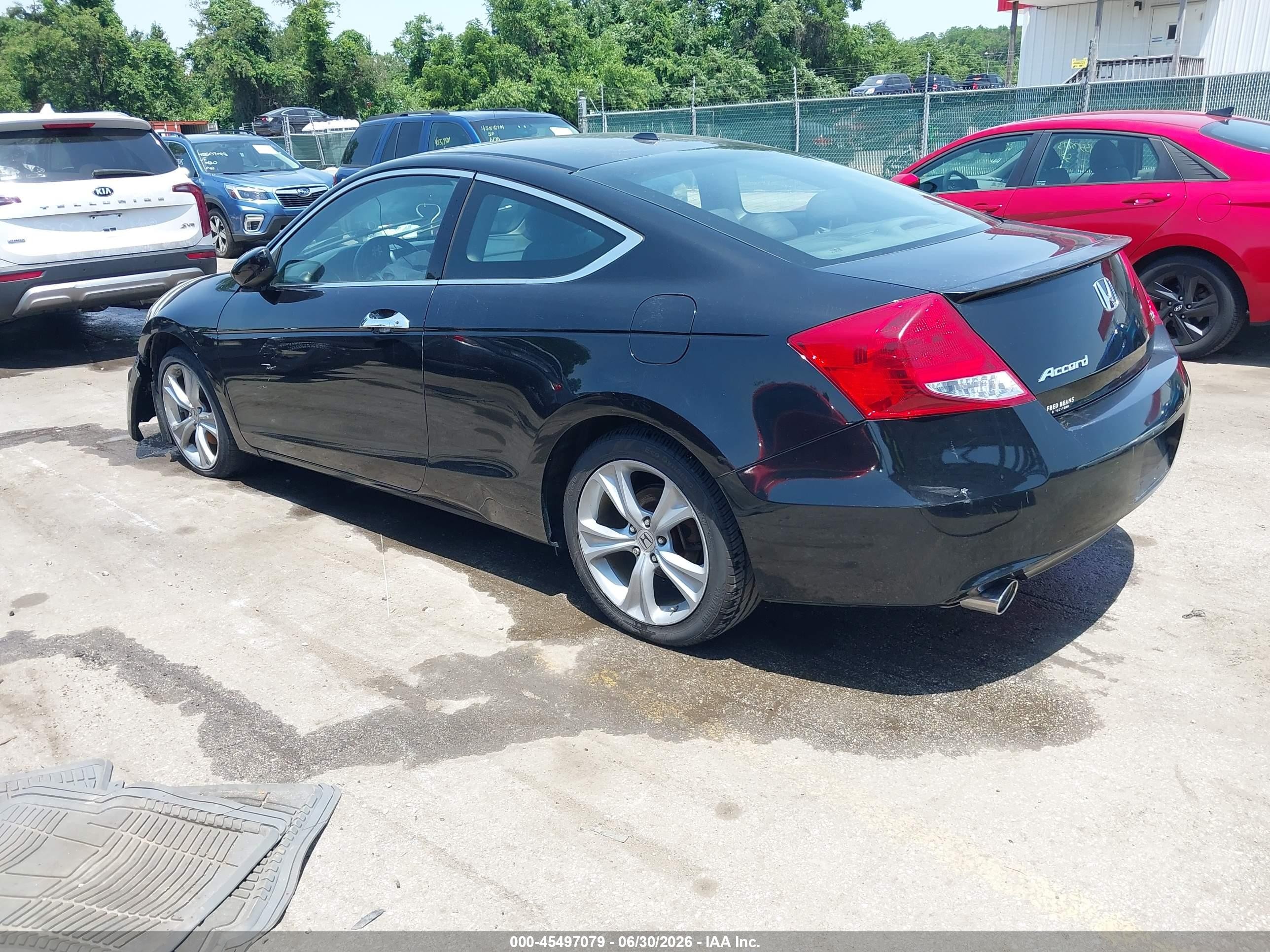 2011 Honda Accord 3.5 Ex-l Black vin: 1HGCS2B80BA002643