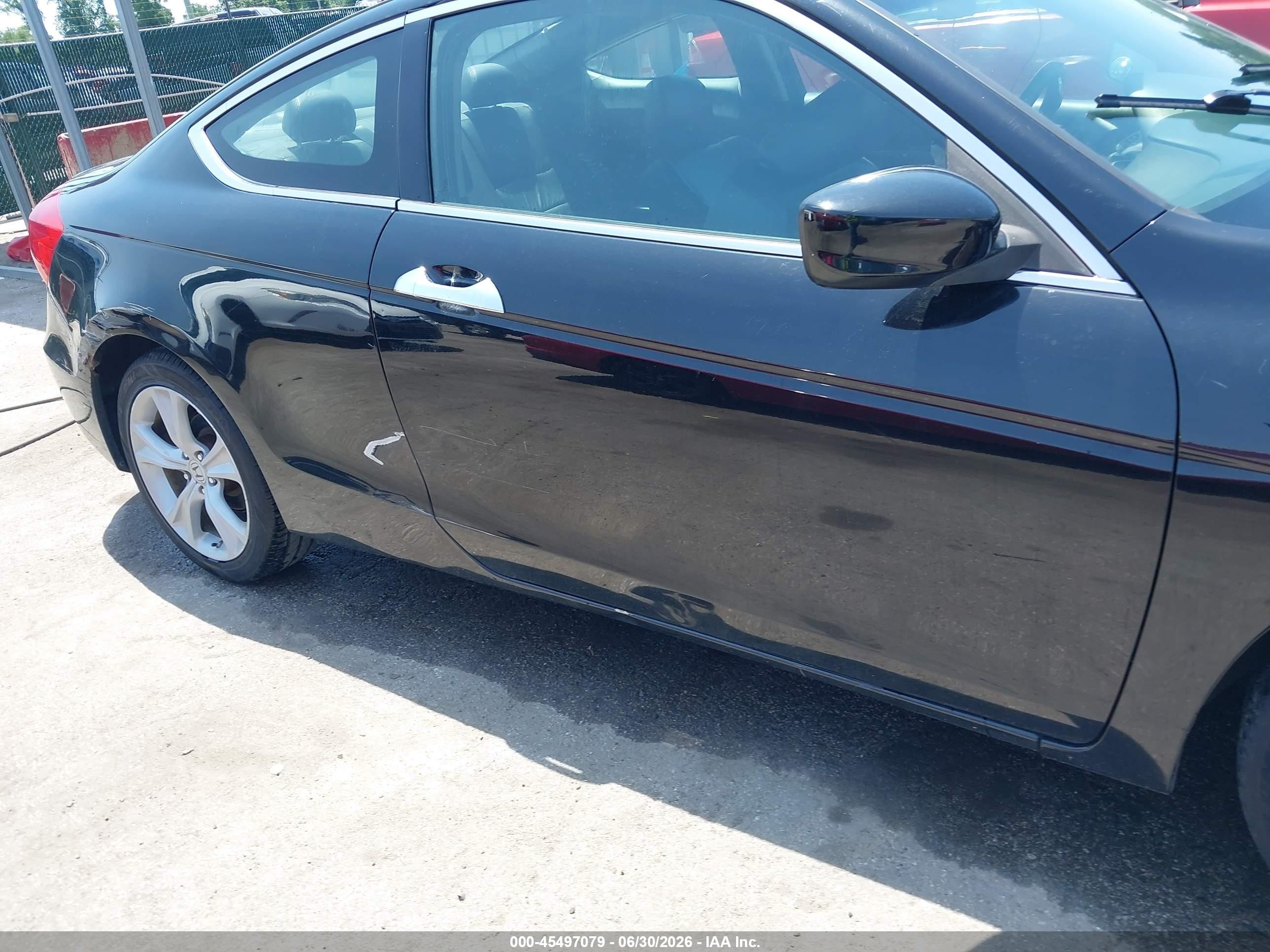 2011 Honda Accord 3.5 Ex-l Black vin: 1HGCS2B80BA002643