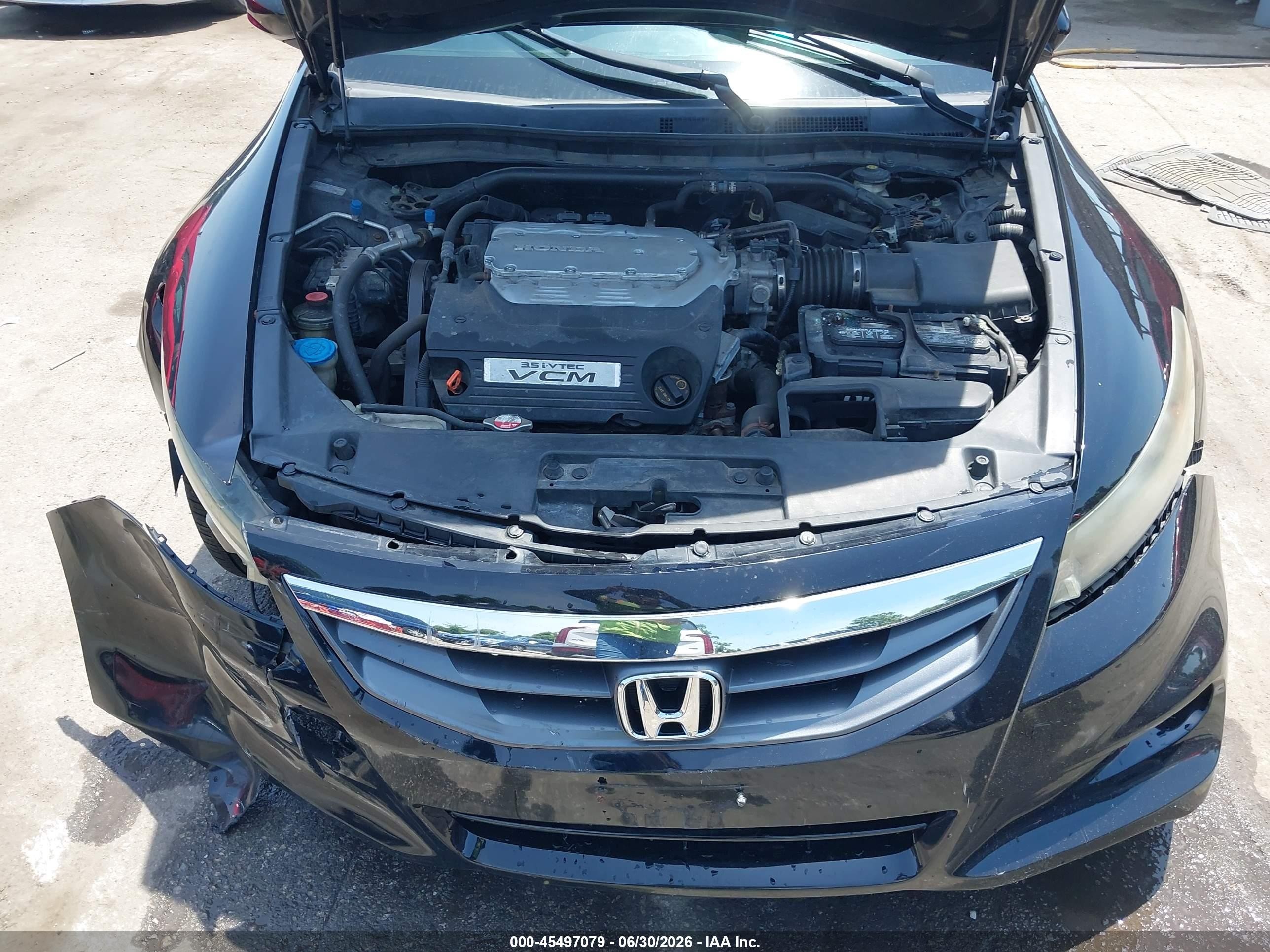 2011 Honda Accord 3.5 Ex-l Black vin: 1HGCS2B80BA002643