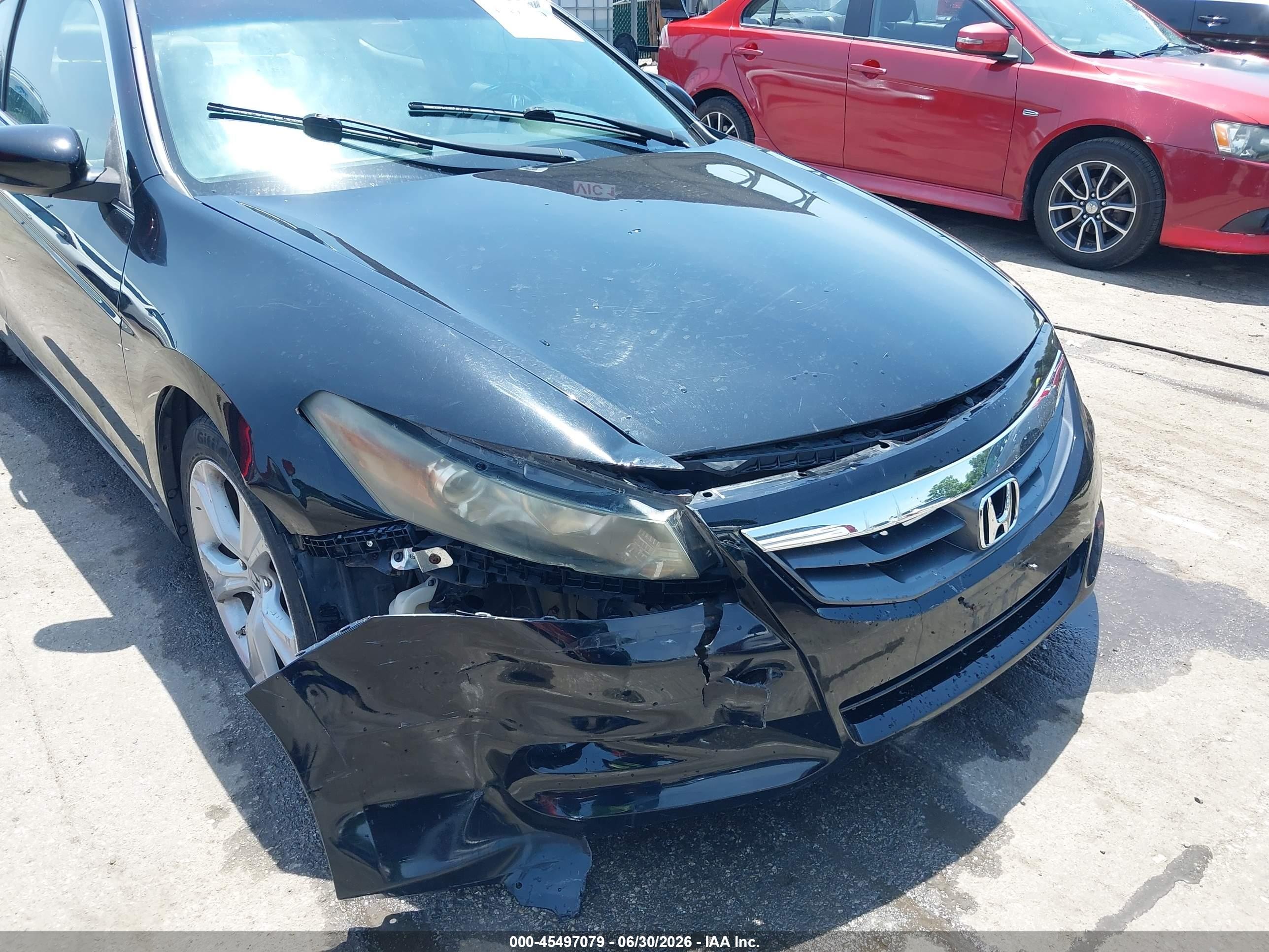 2011 Honda Accord 3.5 Ex-l Black vin: 1HGCS2B80BA002643