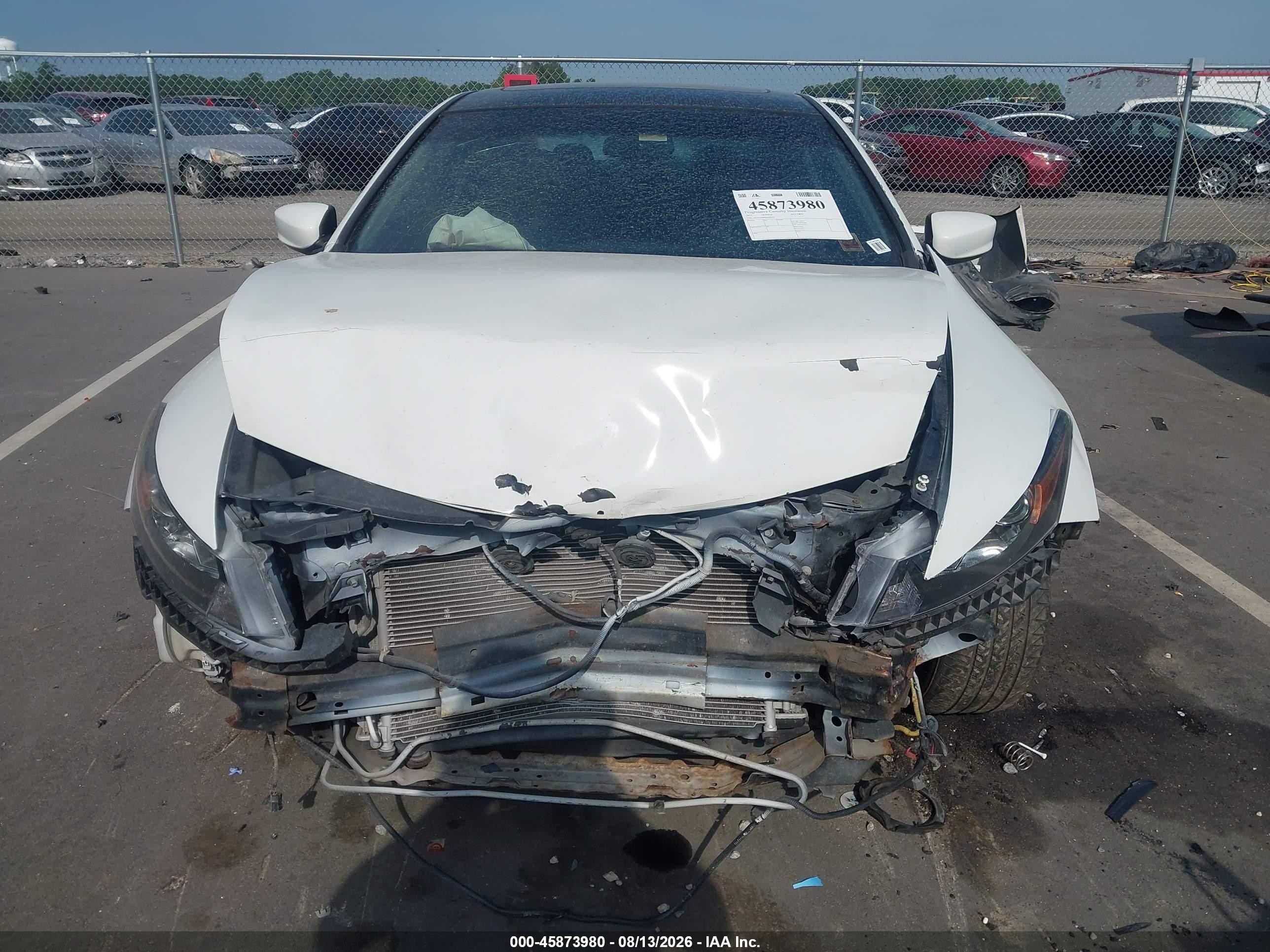 2011 Honda Accord 3.5 Ex-l Белый vin: 1HGCS2B80BA005591