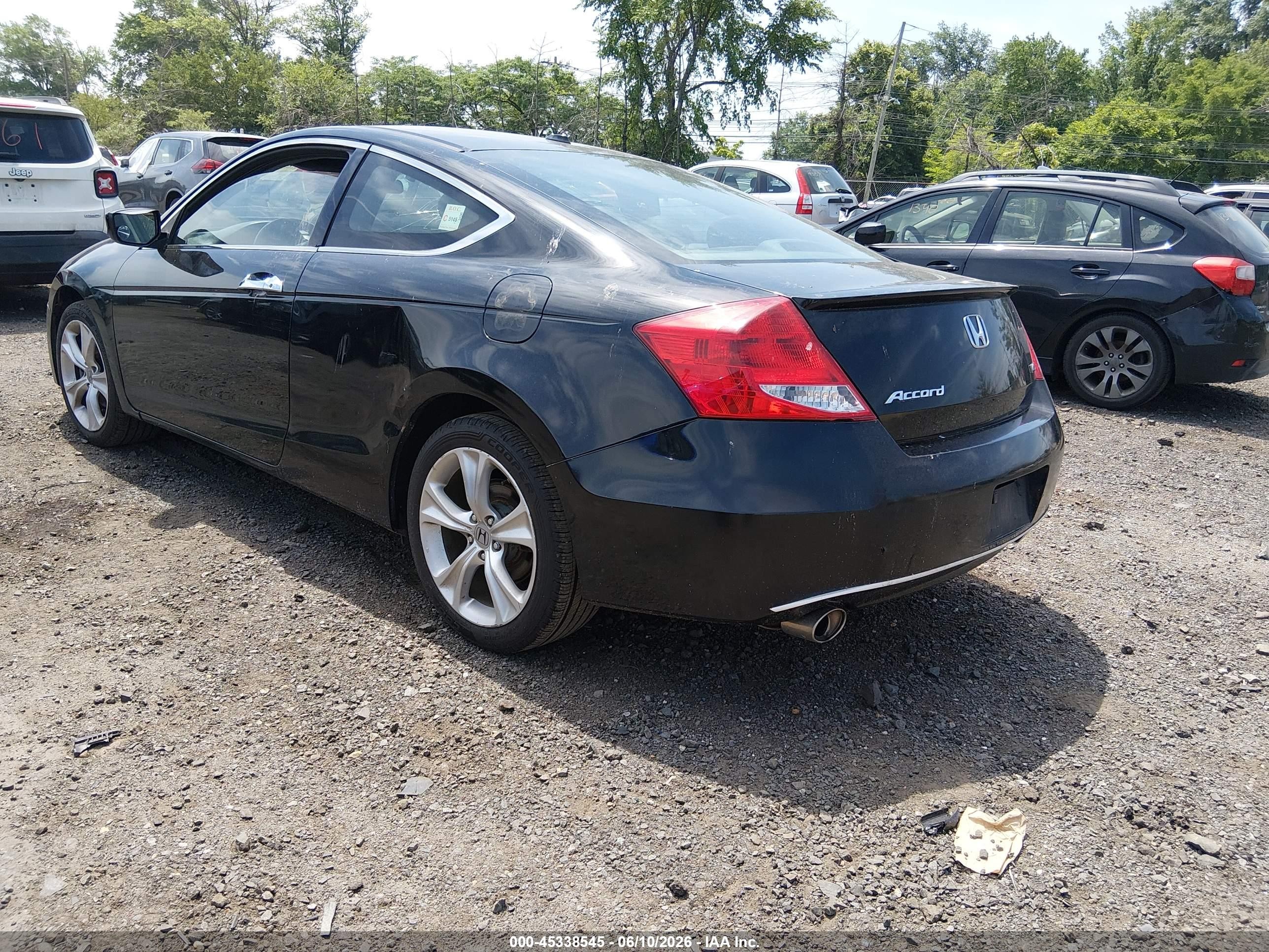 2012 Honda Accord 3.5 Ex-l Black vin: 1HGCS2B80CA000635