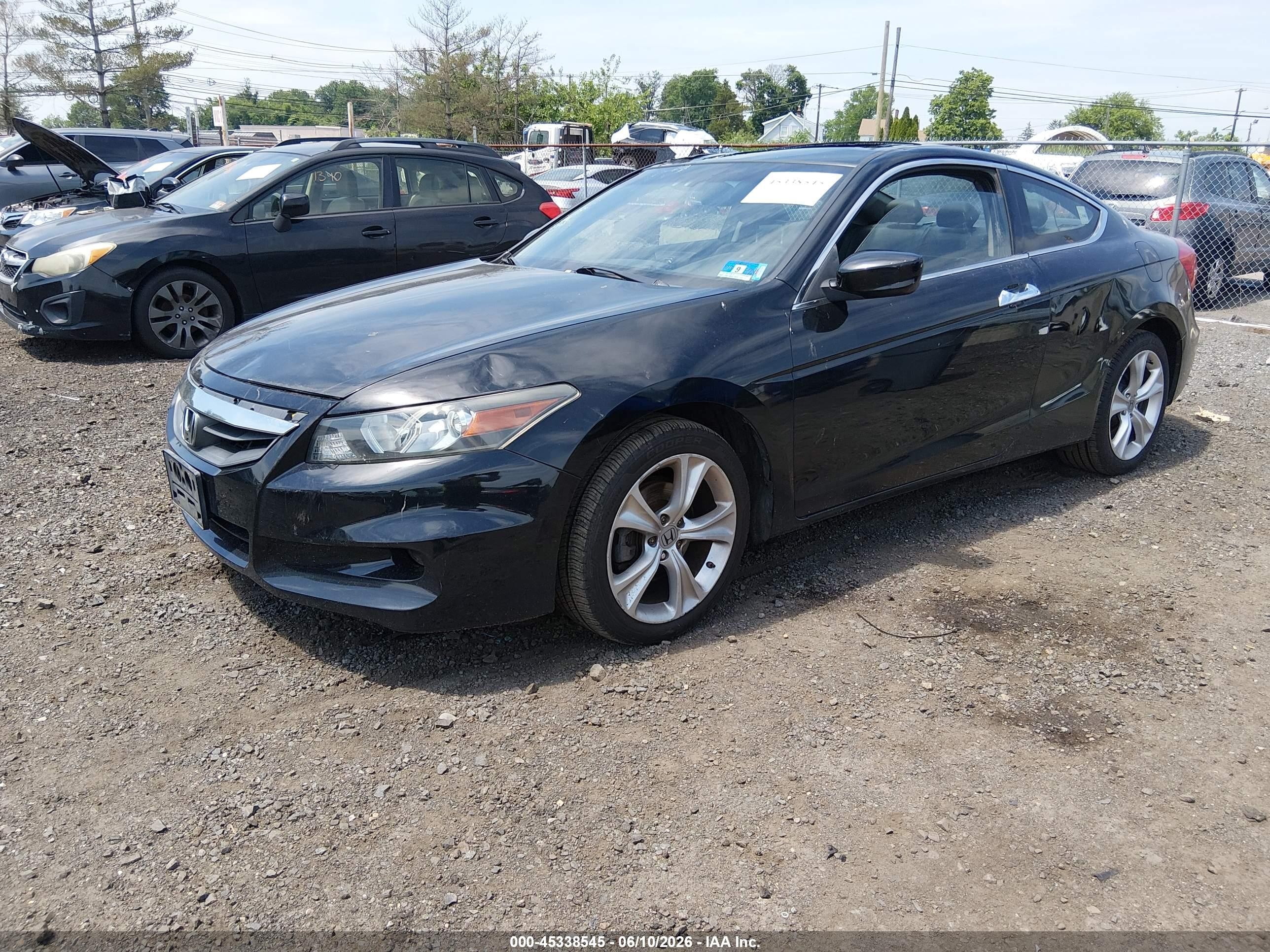 2012 Honda Accord 3.5 Ex-l Black vin: 1HGCS2B80CA000635