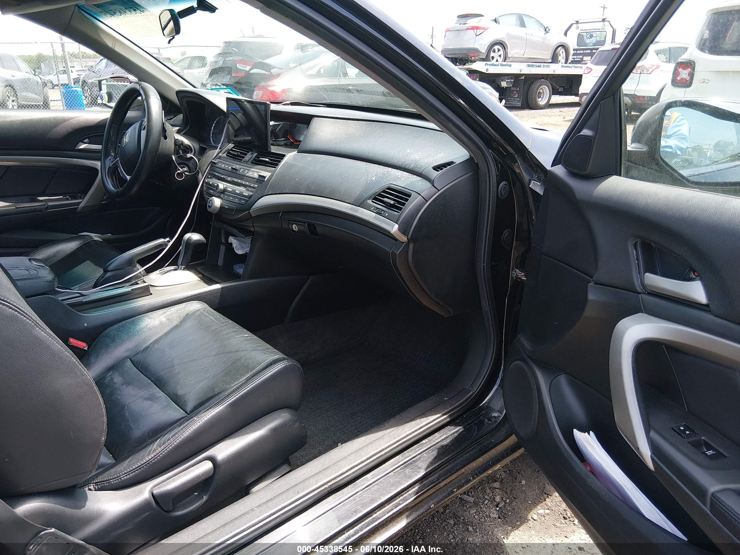 2012 Honda Accord 3.5 Ex-l Black vin: 1HGCS2B80CA000635