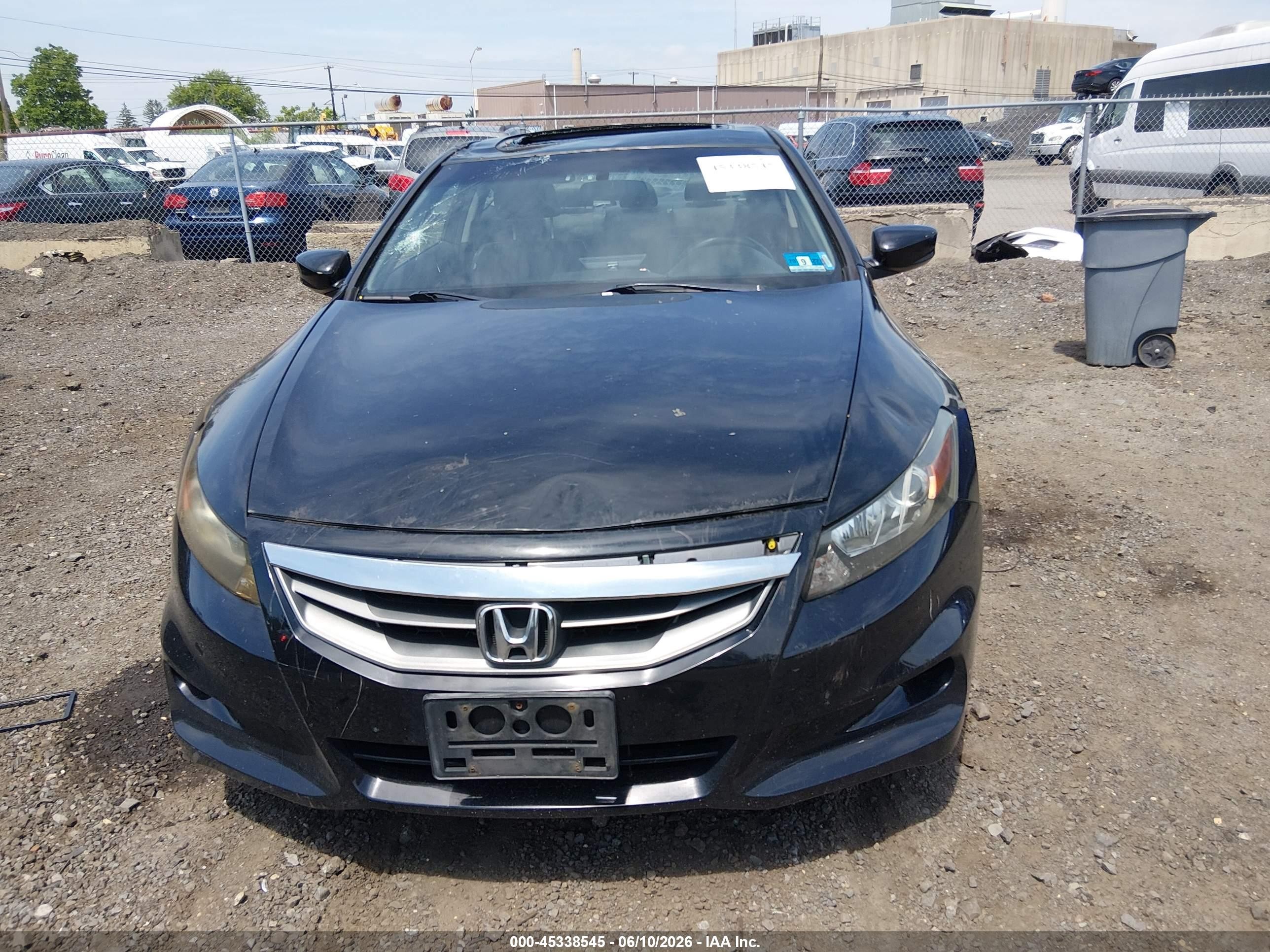 2012 Honda Accord 3.5 Ex-l Black vin: 1HGCS2B80CA000635