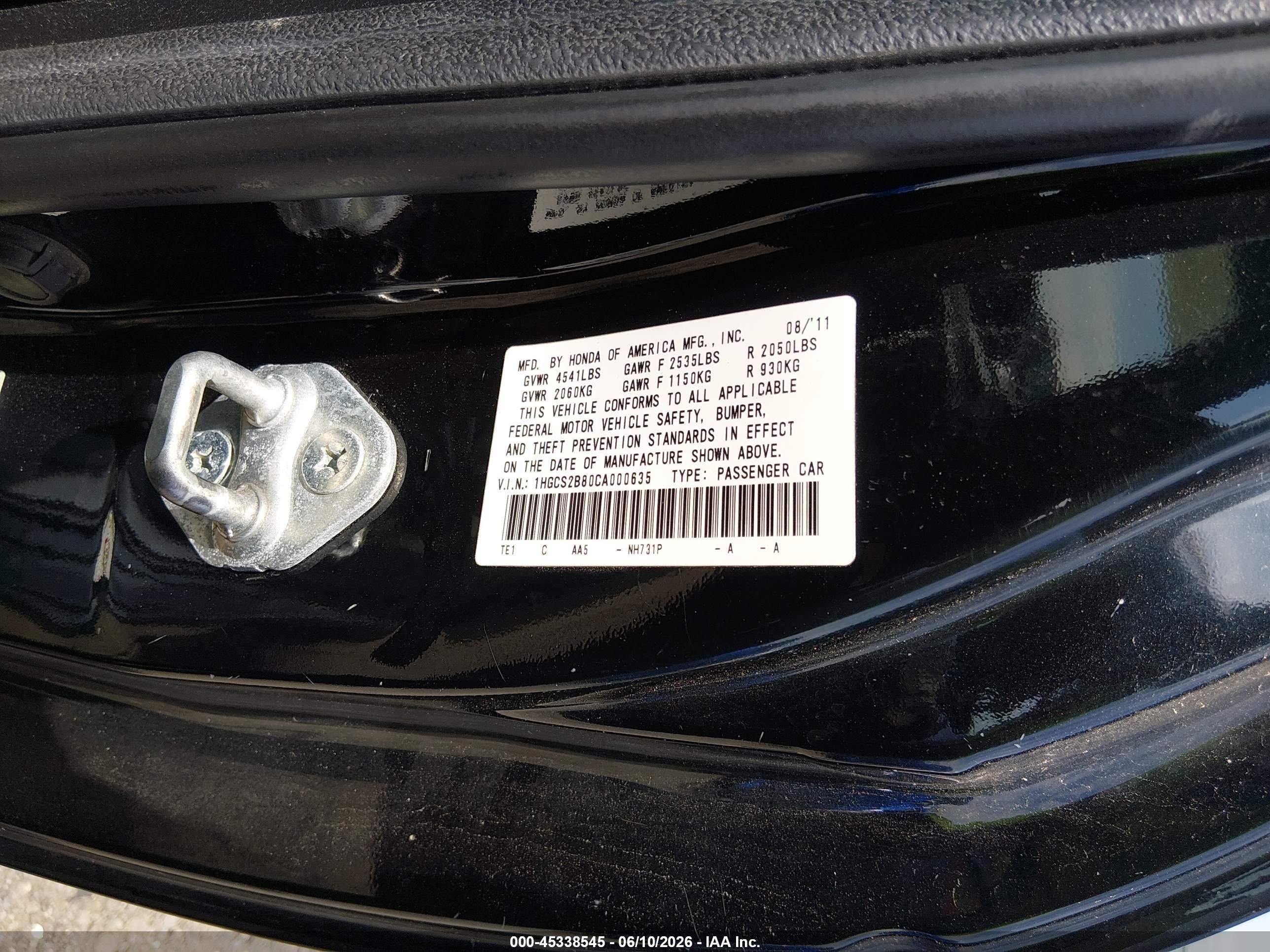 2012 Honda Accord 3.5 Ex-l Black vin: 1HGCS2B80CA000635