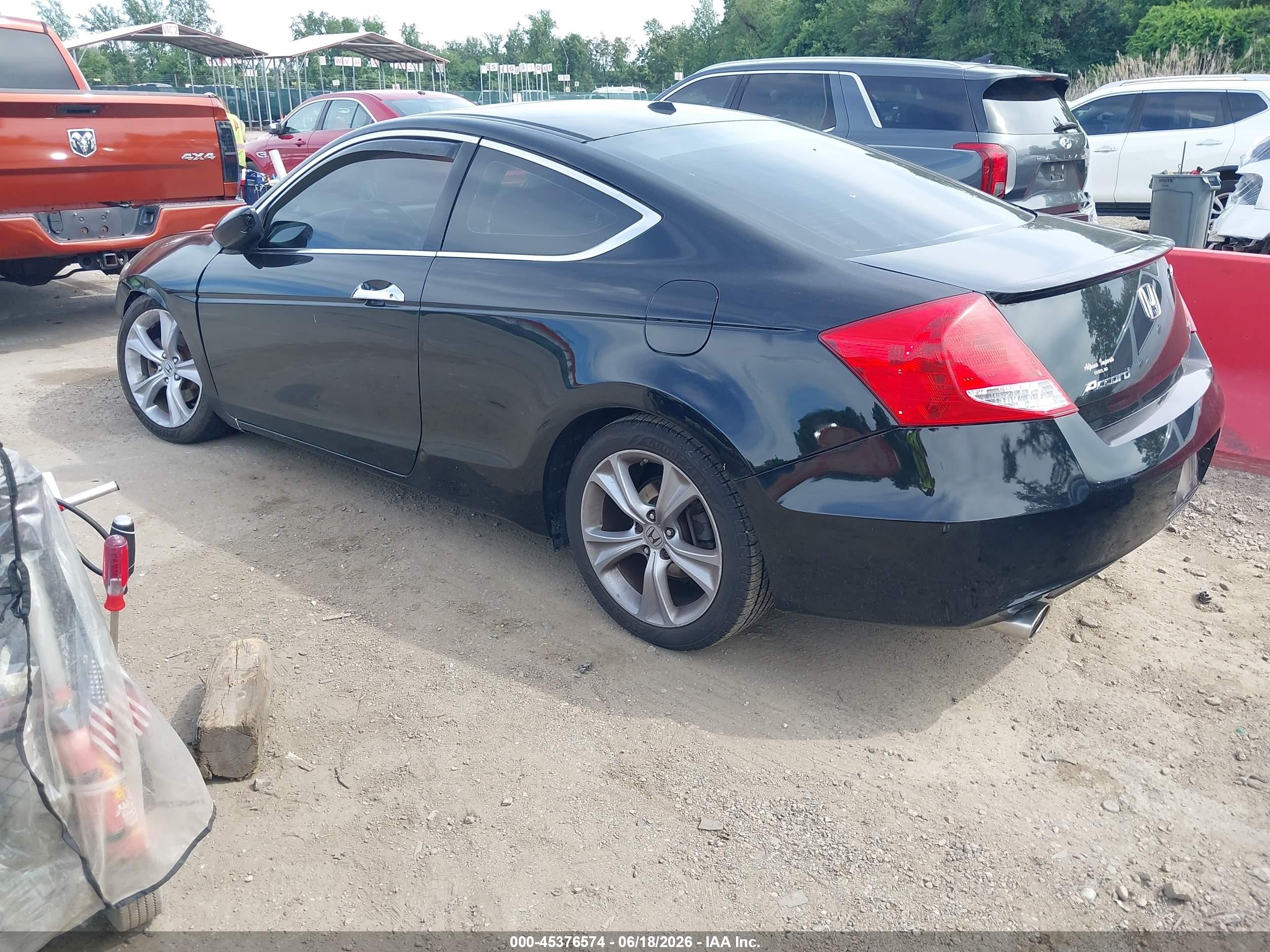 2012 Honda Accord 3.5 Ex-l Черный vin: 1HGCS2B80CA000733