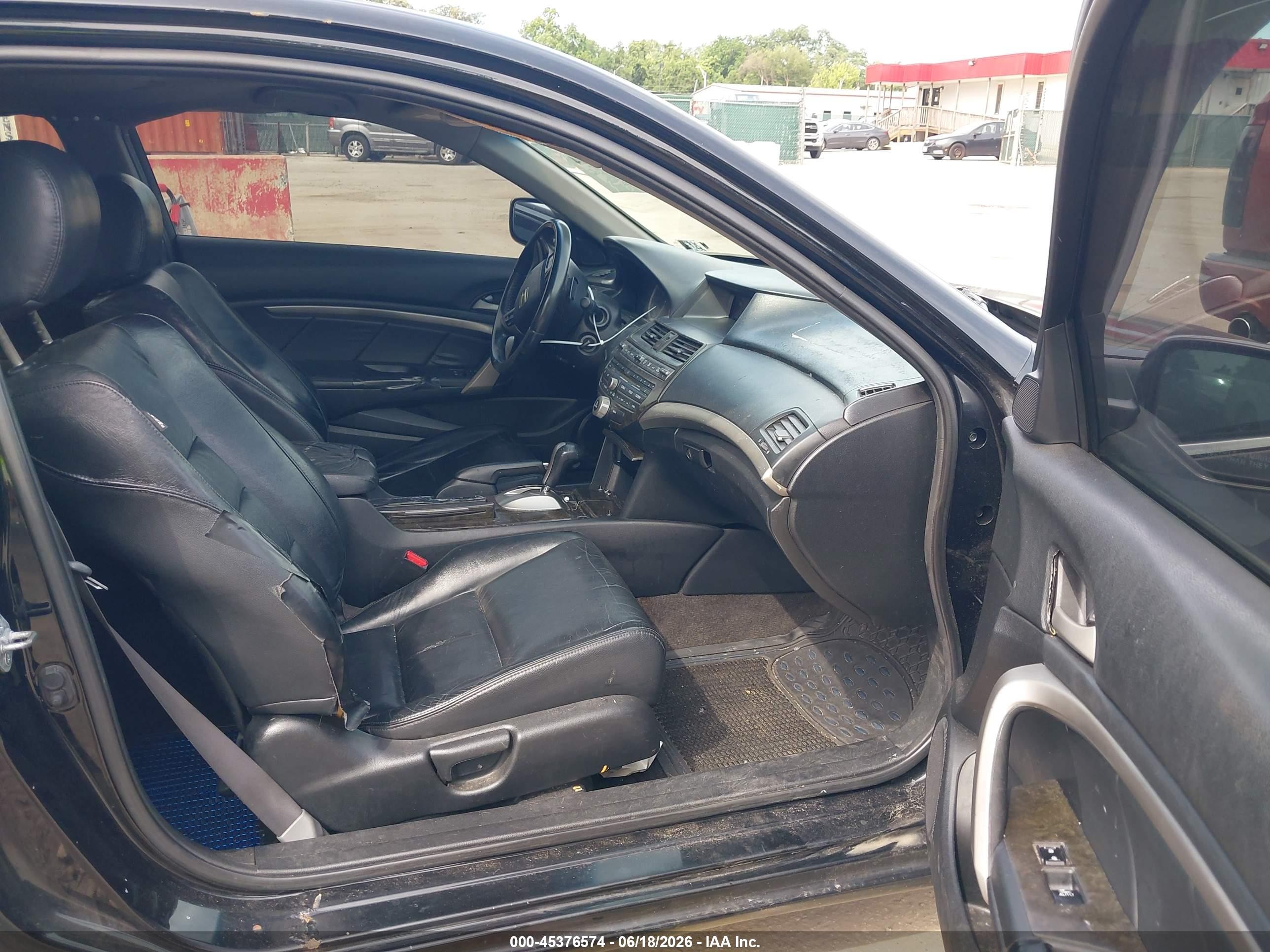 2012 Honda Accord 3.5 Ex-l Черный vin: 1HGCS2B80CA000733