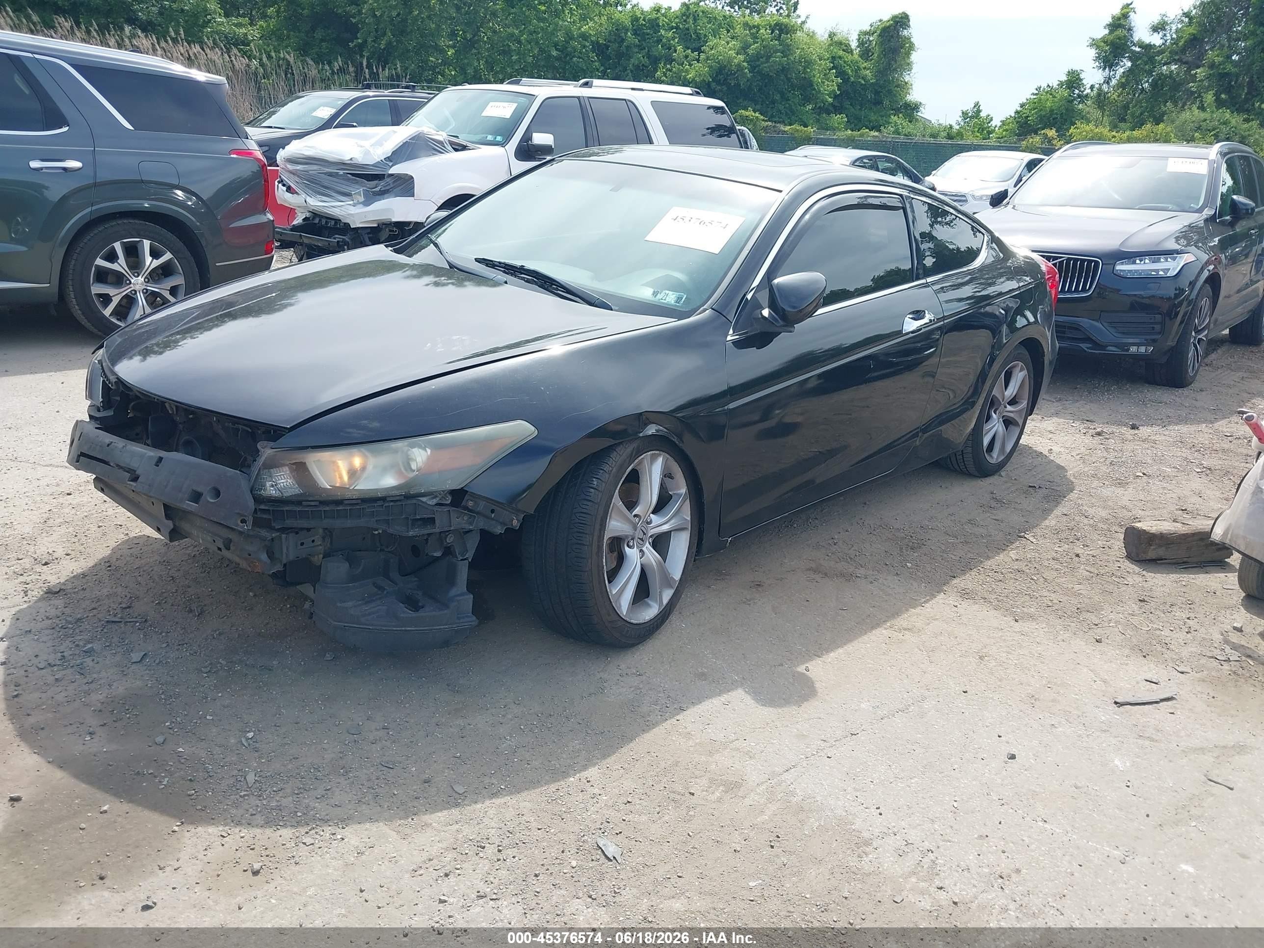 2012 Honda Accord 3.5 Ex-l Черный vin: 1HGCS2B80CA000733