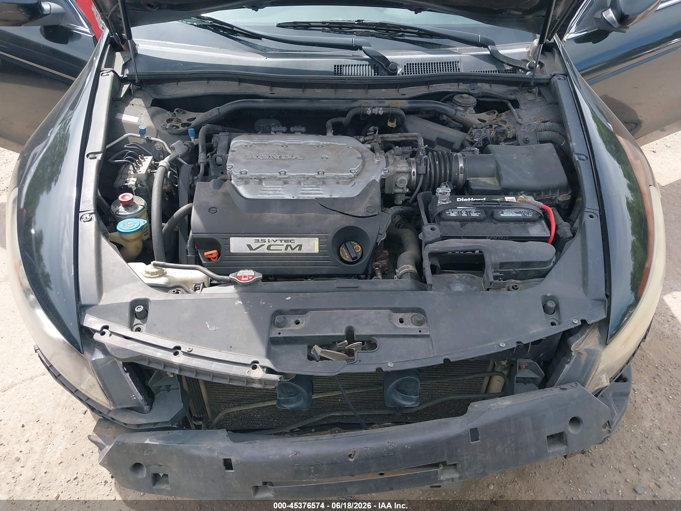 2012 Honda Accord 3.5 Ex-l Черный vin: 1HGCS2B80CA000733