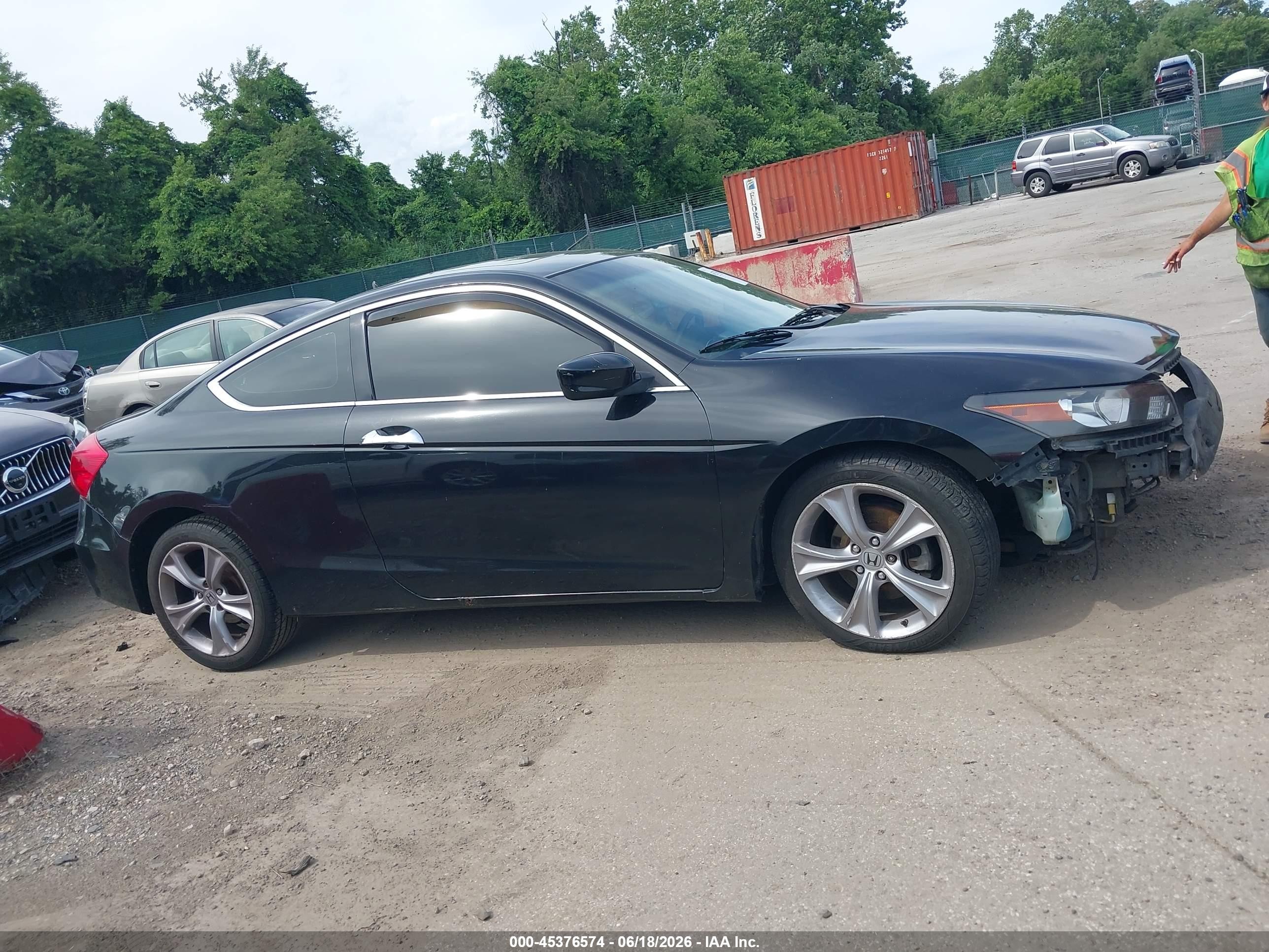 2012 Honda Accord 3.5 Ex-l Черный vin: 1HGCS2B80CA000733