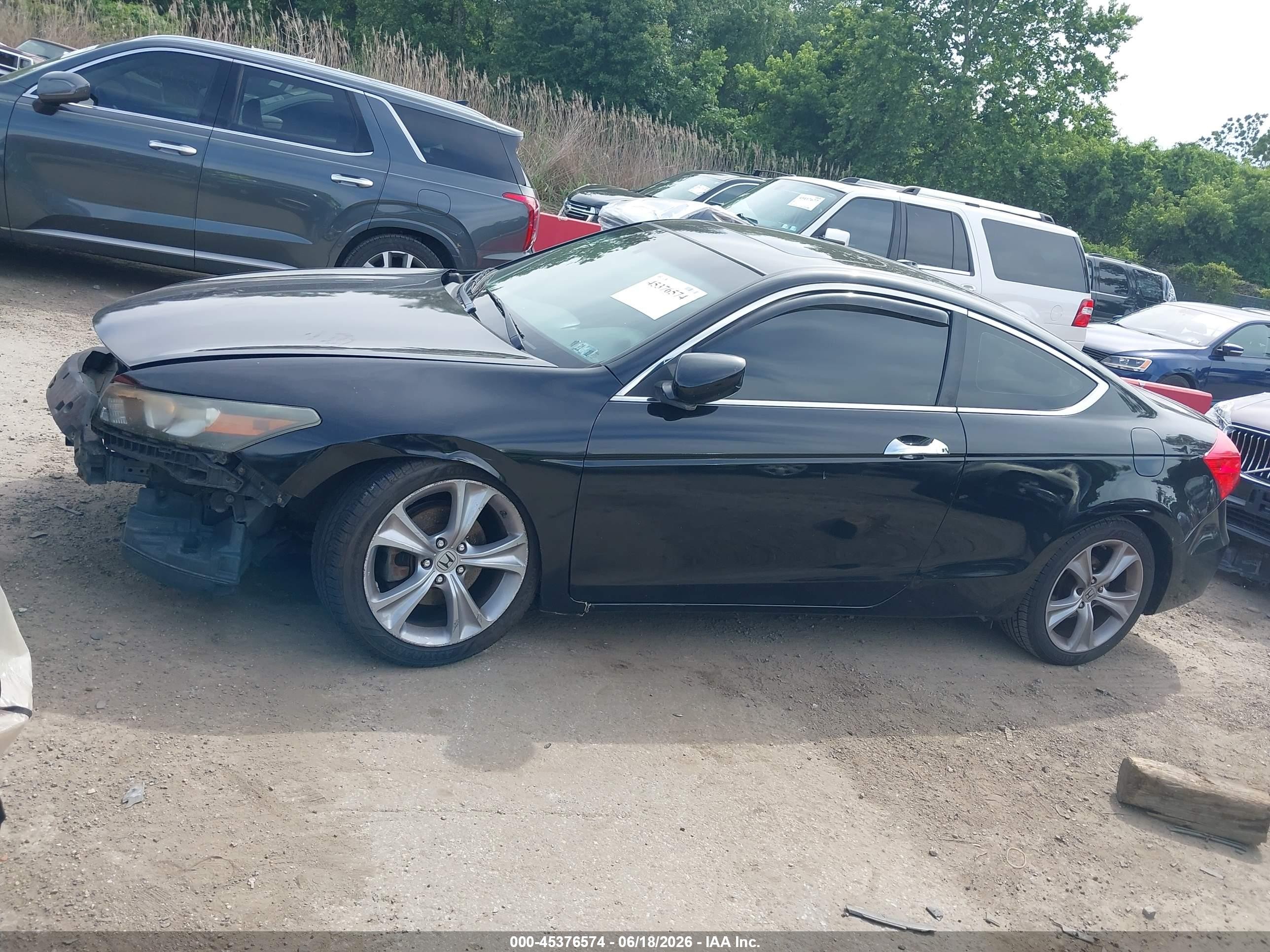 2012 Honda Accord 3.5 Ex-l Черный vin: 1HGCS2B80CA000733
