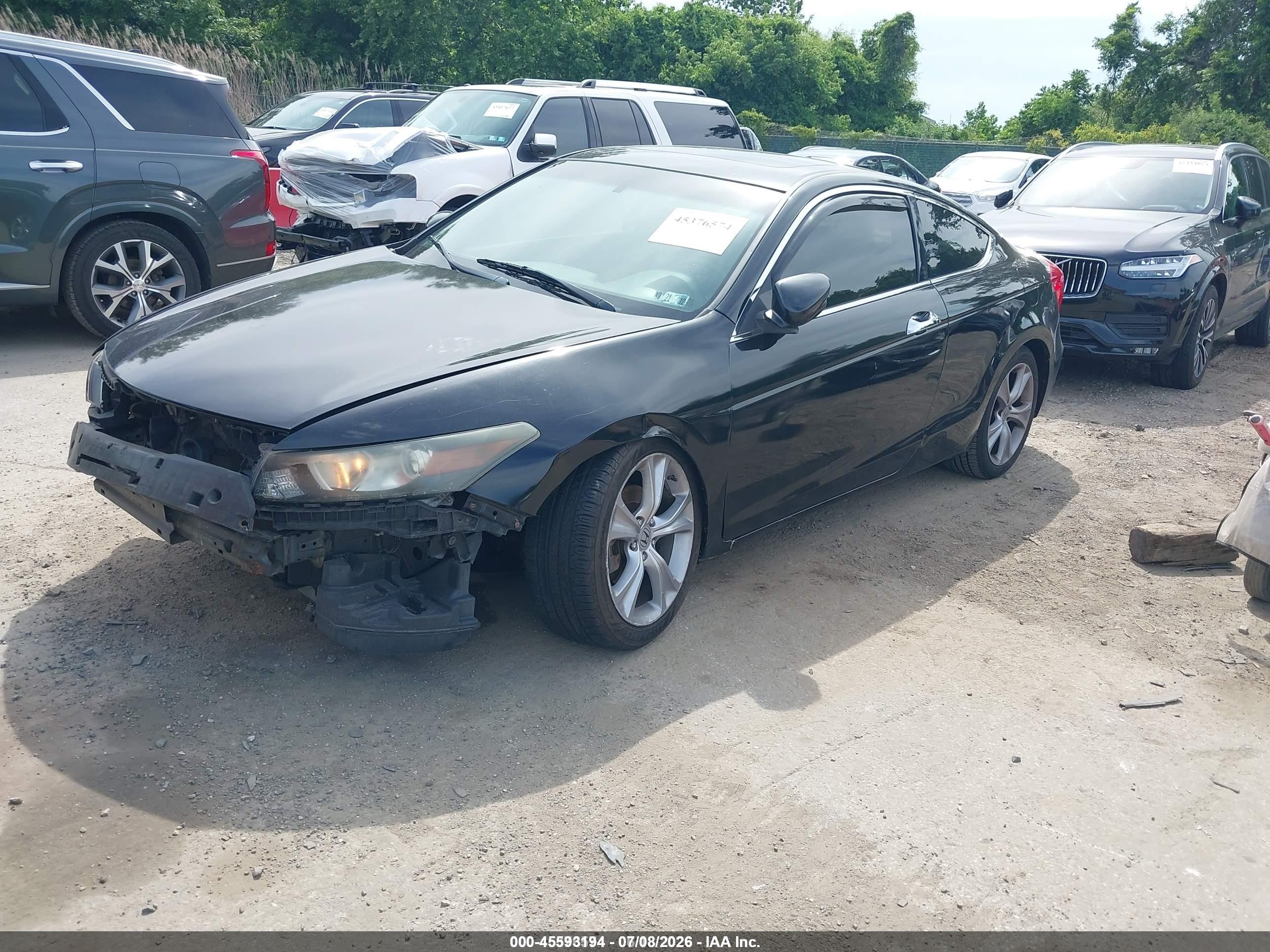2012 Honda Accord 3.5 Ex-l Black vin: 1HGCS2B80CA000733