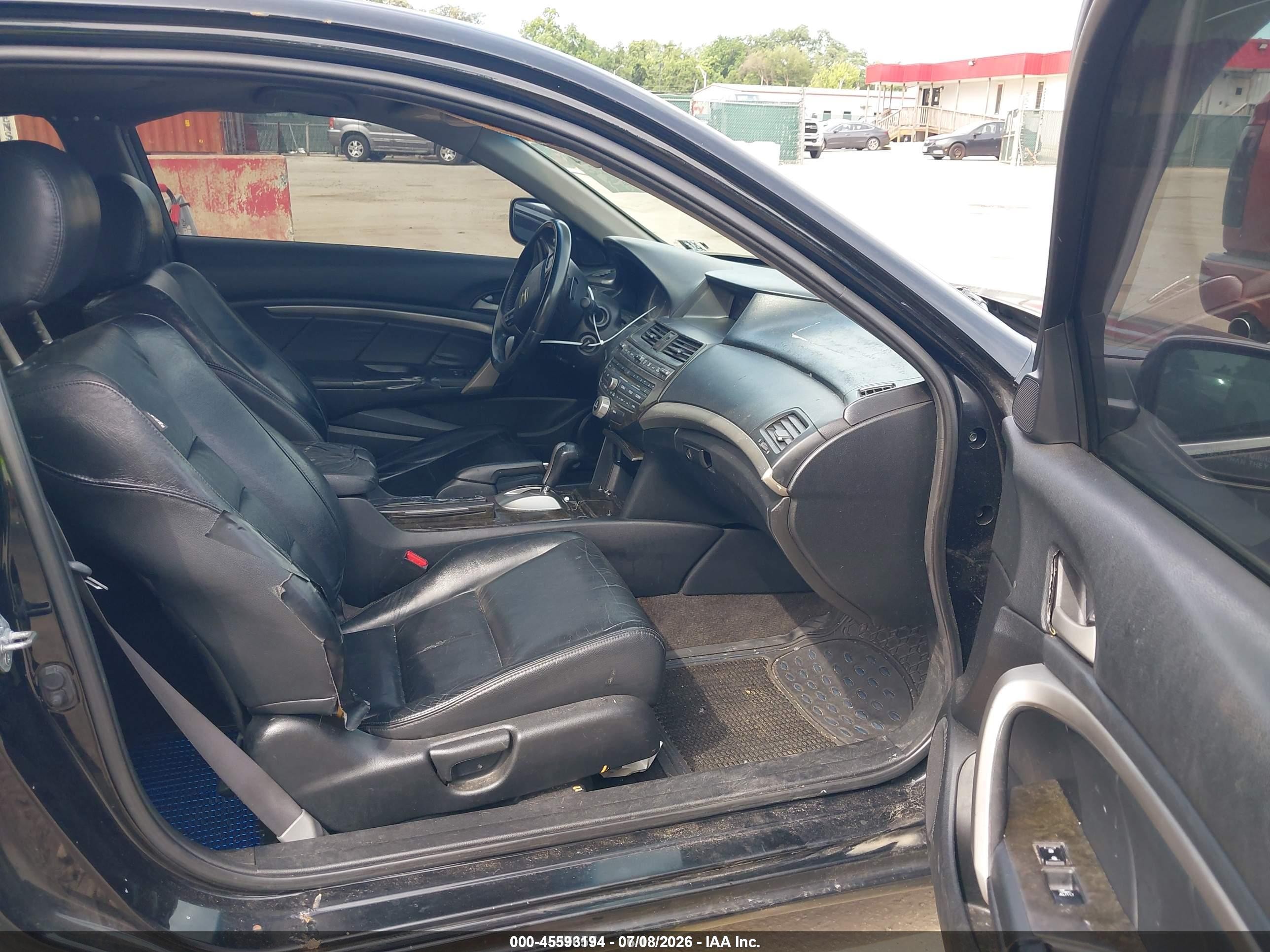 2012 Honda Accord 3.5 Ex-l Black vin: 1HGCS2B80CA000733