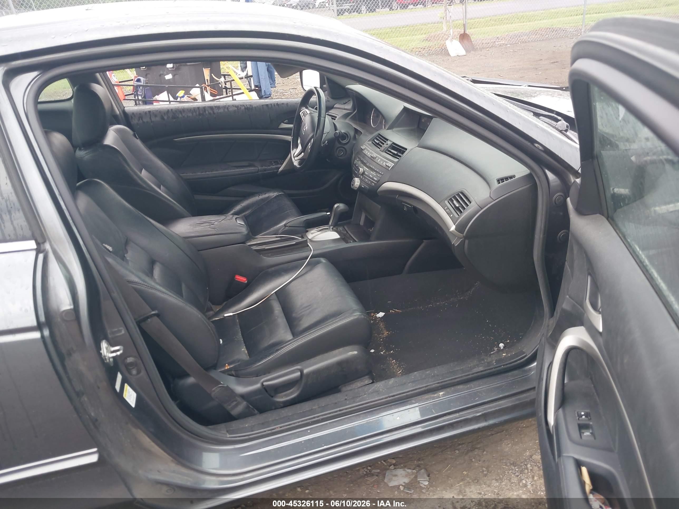 2012 Honda Accord 3.5 Ex-l Gray vin: 1HGCS2B80CA002630