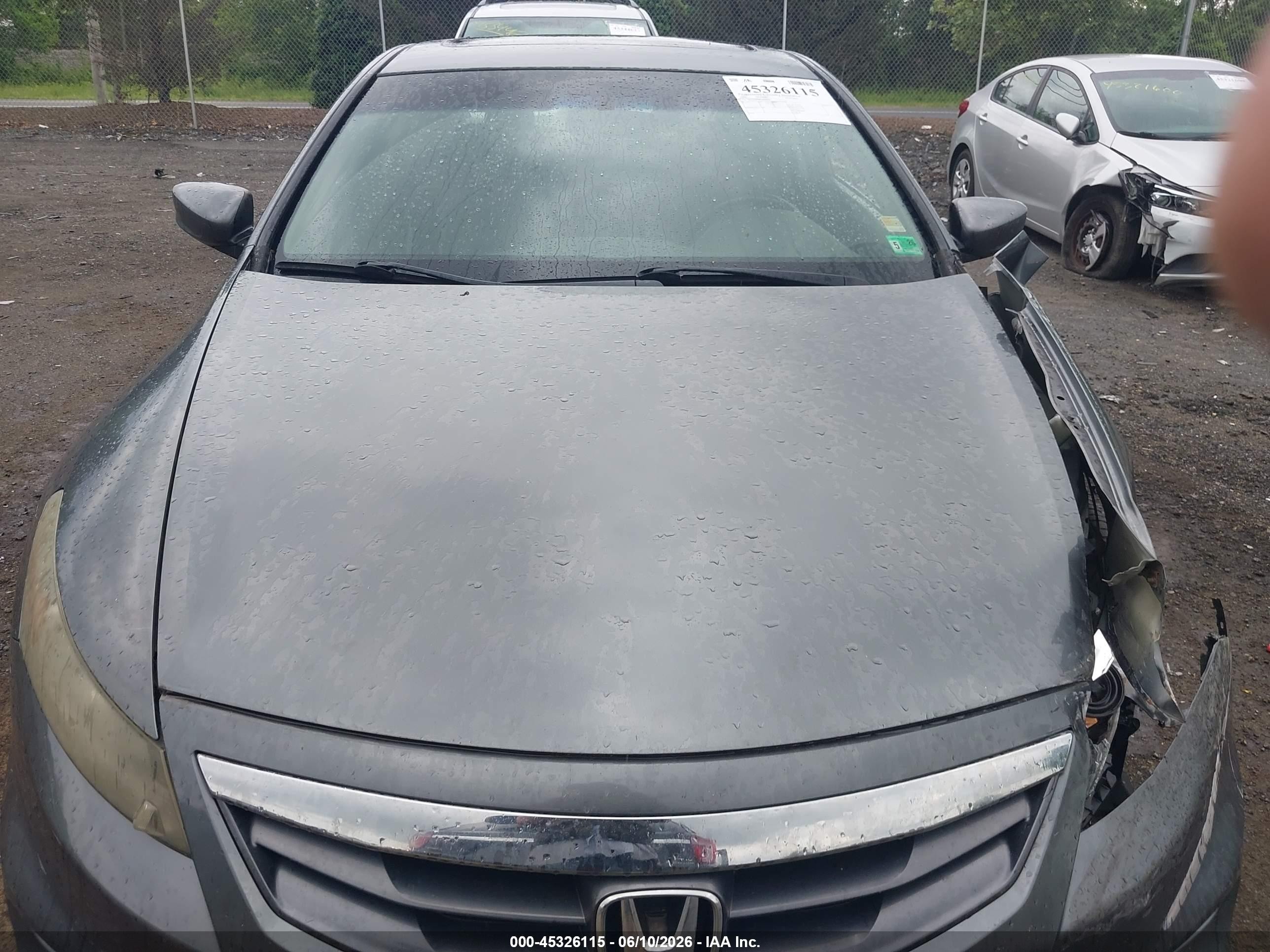 2012 Honda Accord 3.5 Ex-l Gray vin: 1HGCS2B80CA002630