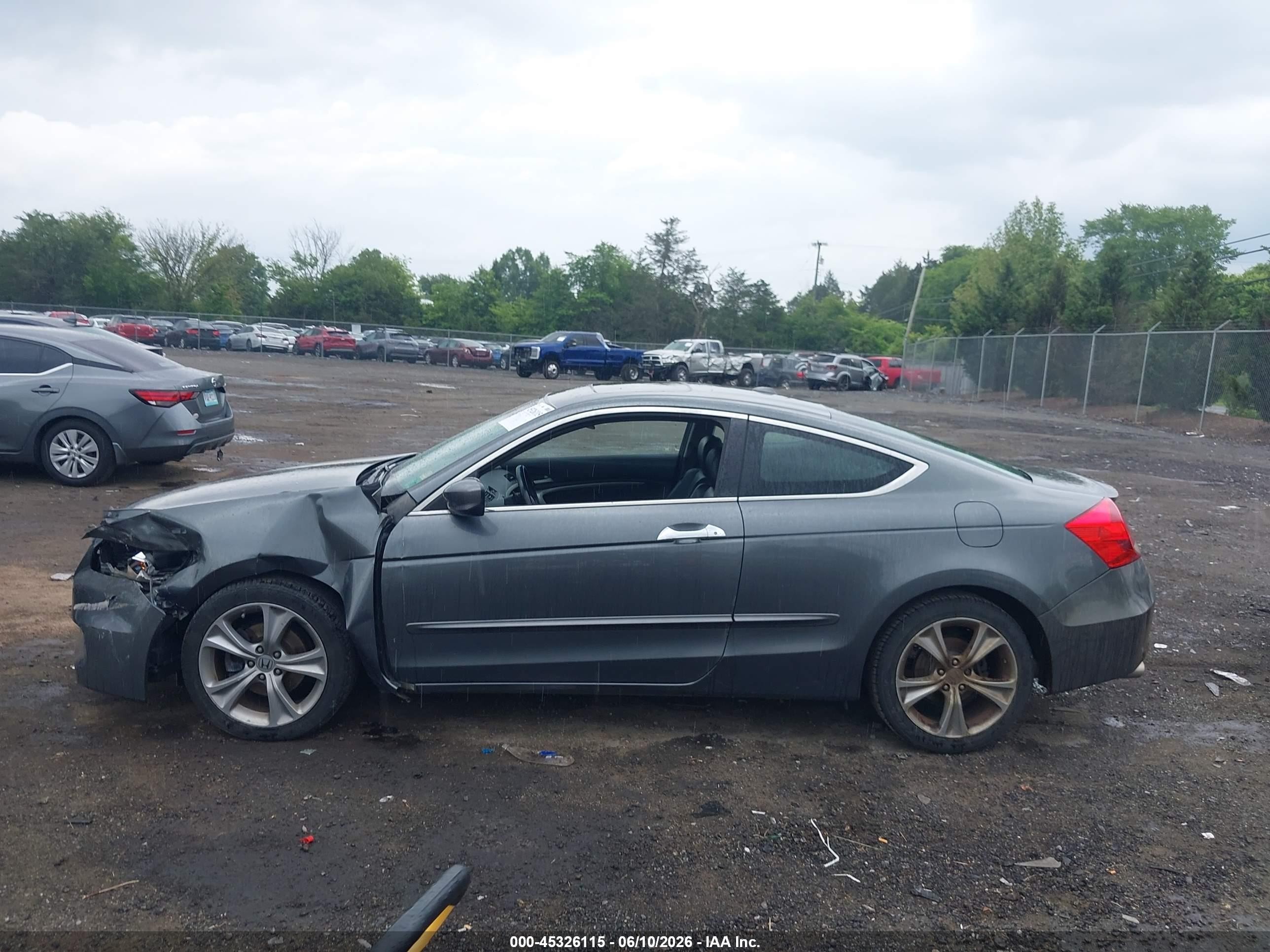 2012 Honda Accord 3.5 Ex-l Gray vin: 1HGCS2B80CA002630