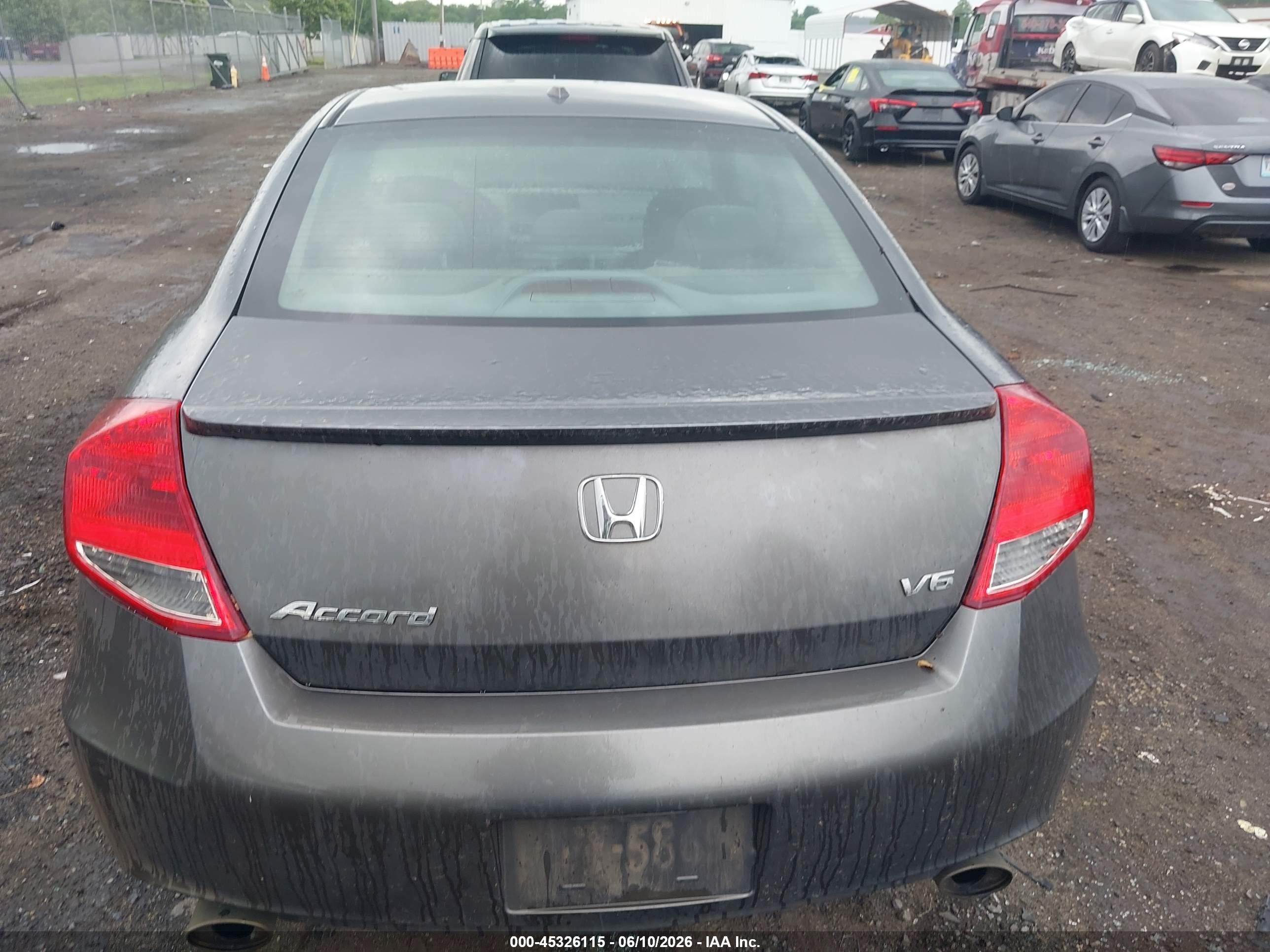 2012 Honda Accord 3.5 Ex-l Gray vin: 1HGCS2B80CA002630
