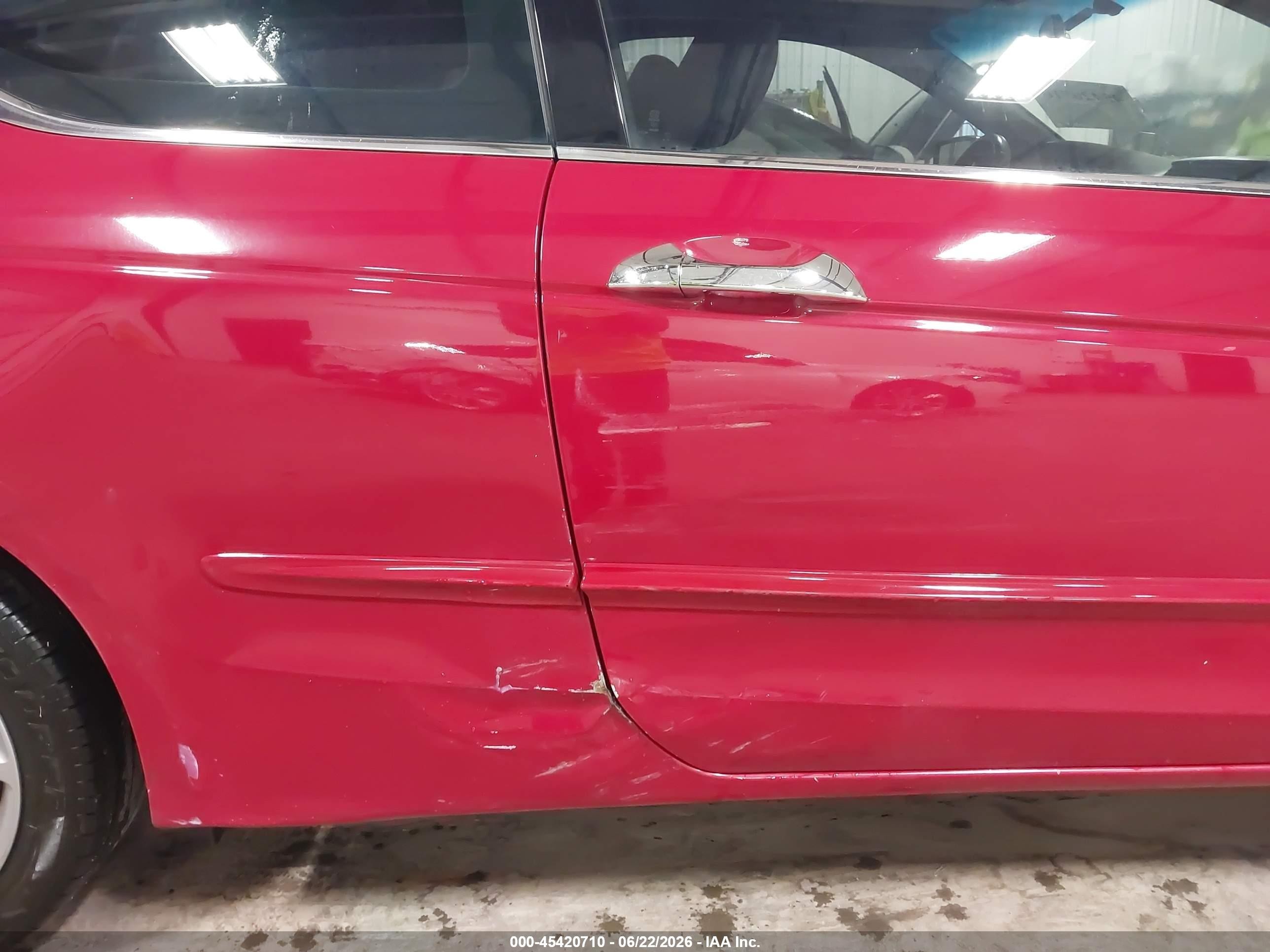 2012 Honda Accord 3.5 Ex-l Red vin: 1HGCS2B80CA011389