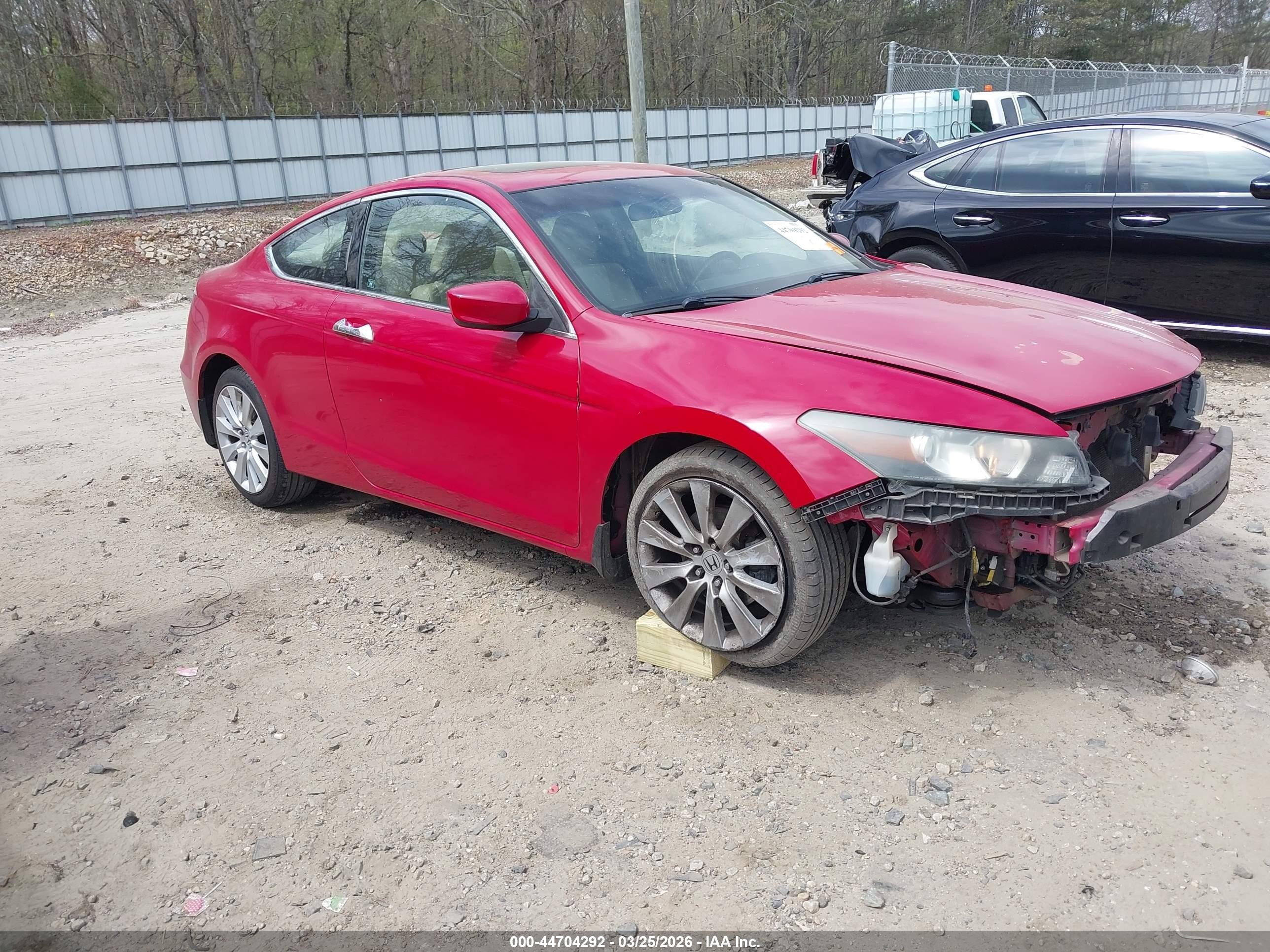 2010 Honda Accord 3.5 Ex-l Red vin: 1HGCS2B81AA005291