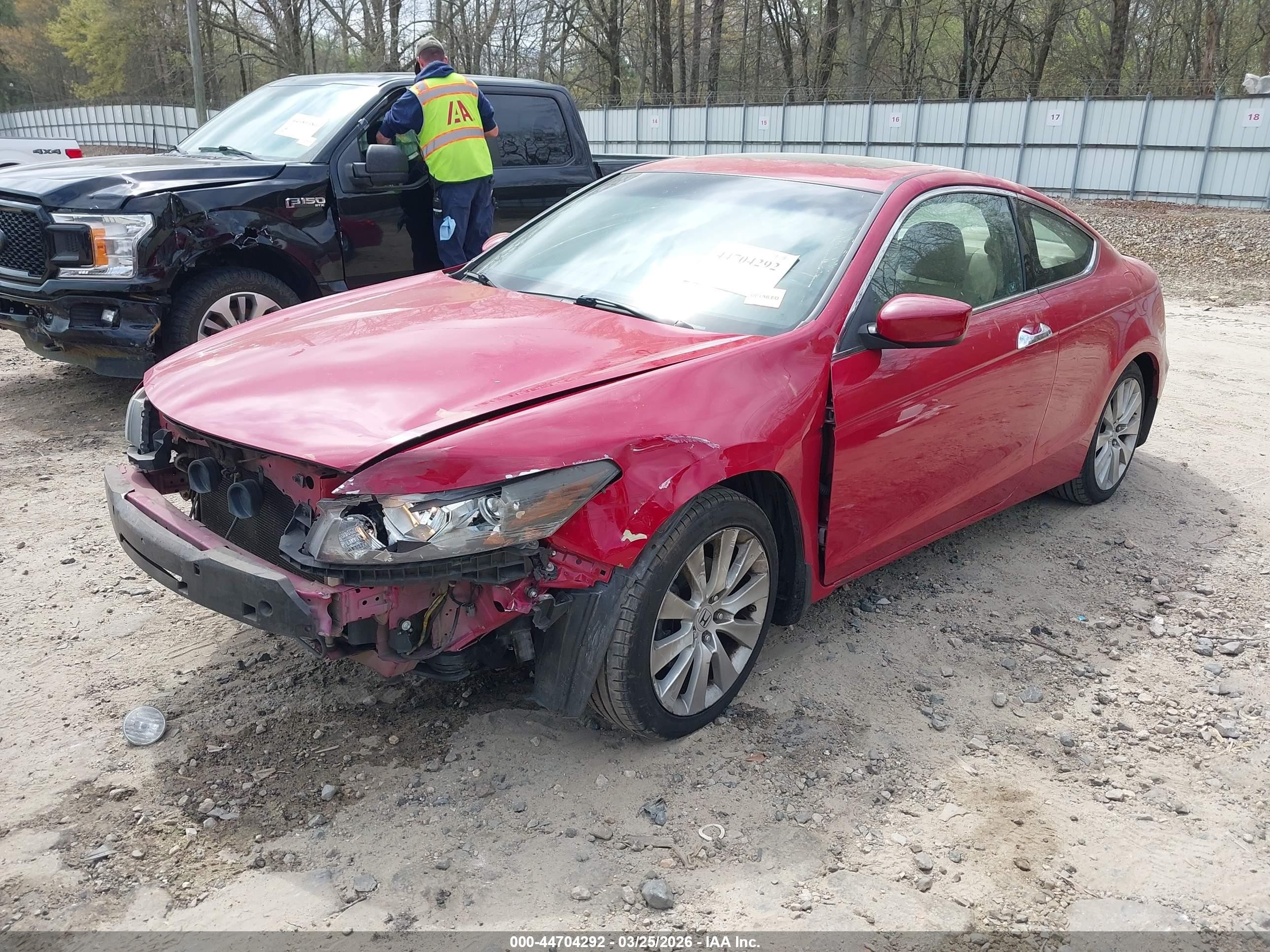 2010 Honda Accord 3.5 Ex-l Red vin: 1HGCS2B81AA005291