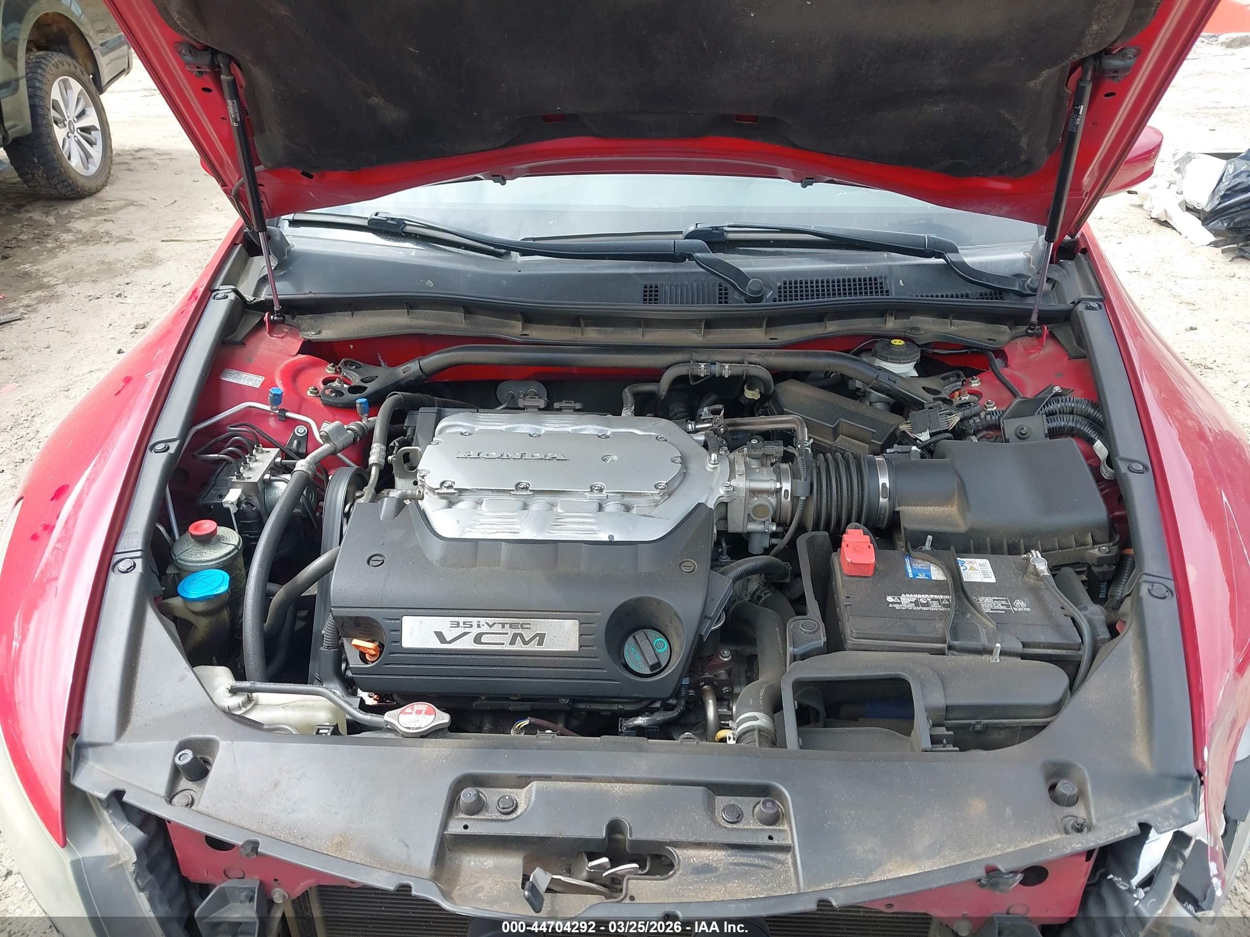 2010 Honda Accord 3.5 Ex-l Red vin: 1HGCS2B81AA005291