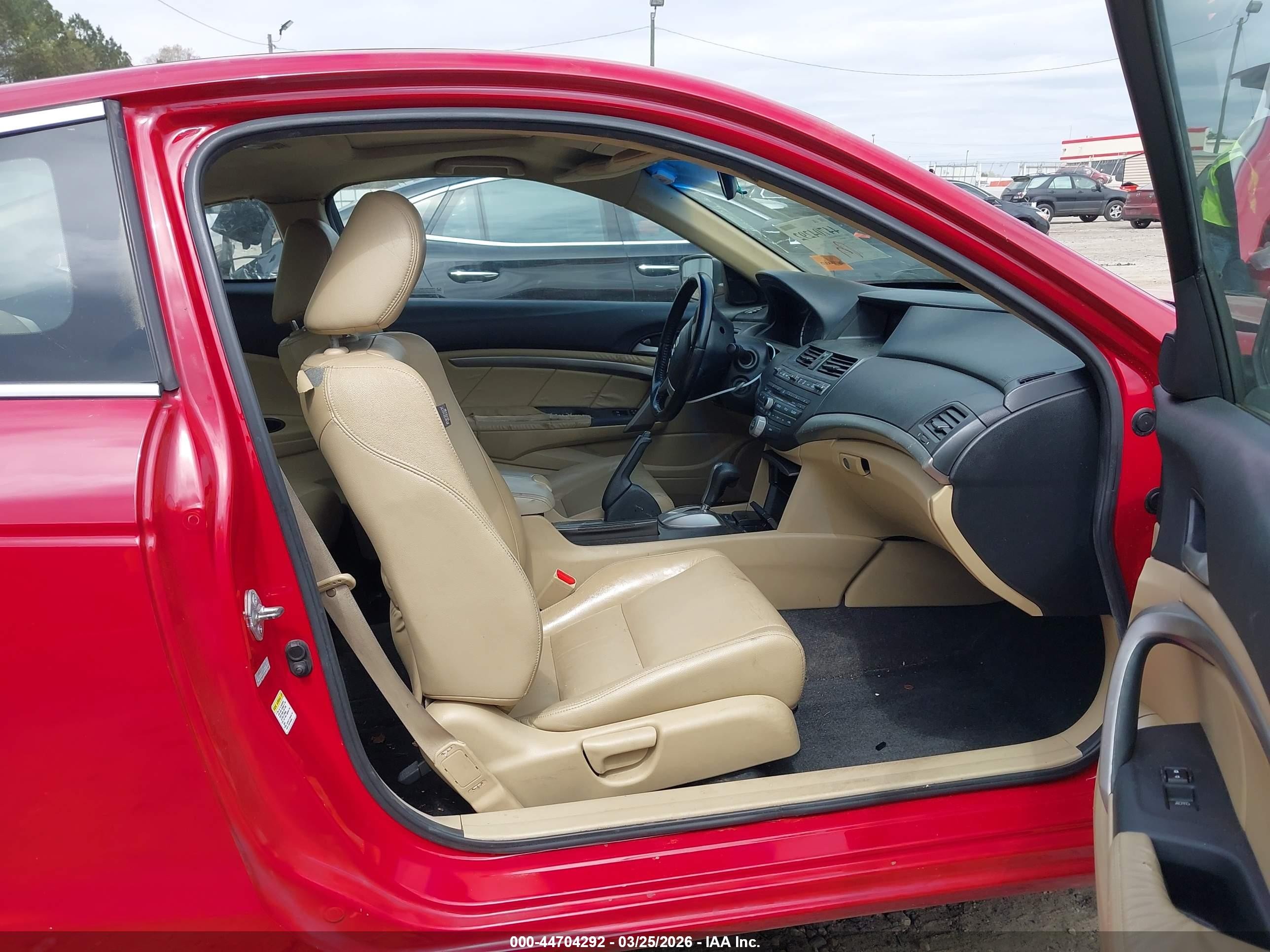 2010 Honda Accord 3.5 Ex-l Red vin: 1HGCS2B81AA005291