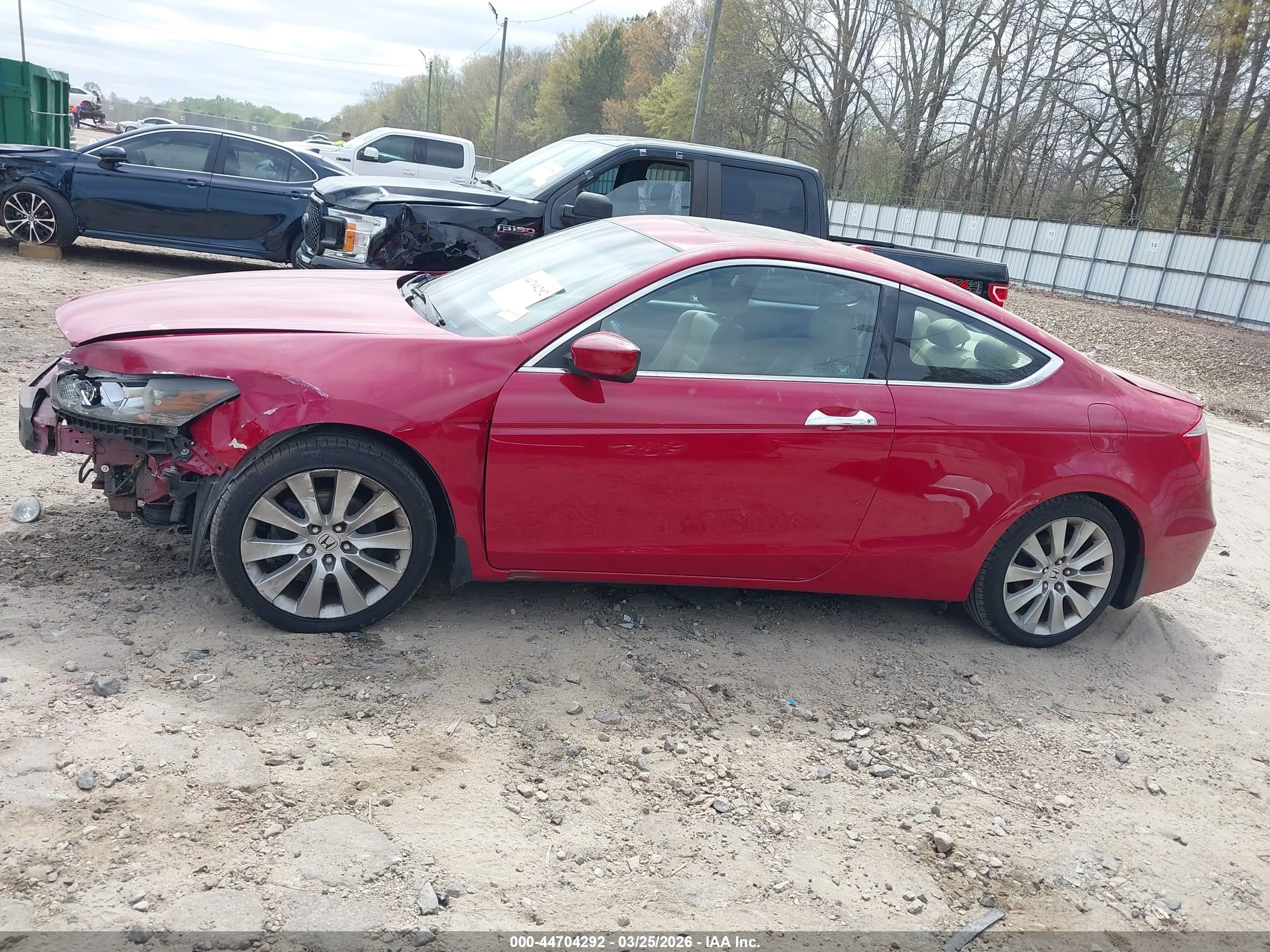 2010 Honda Accord 3.5 Ex-l Red vin: 1HGCS2B81AA005291
