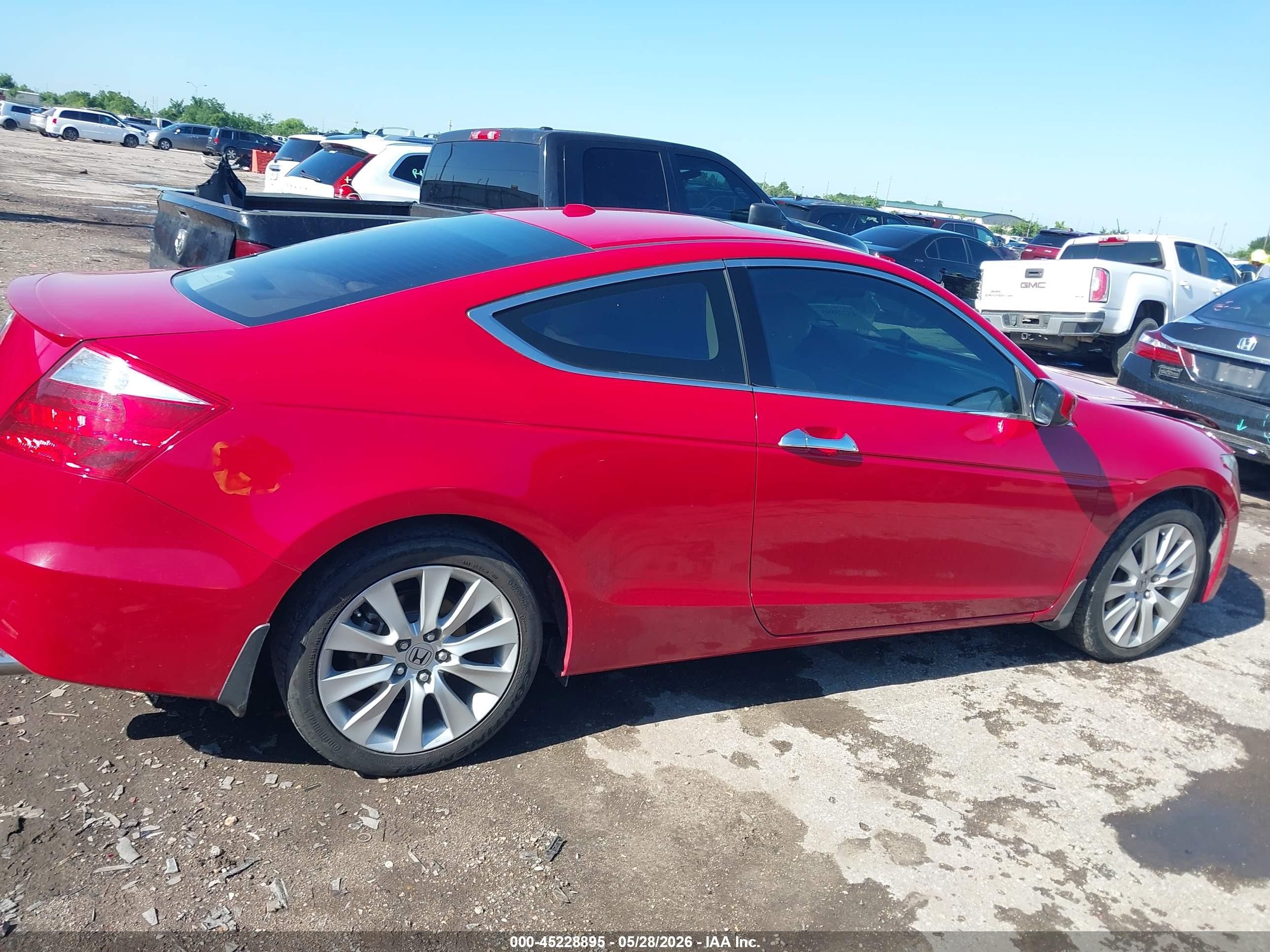 2010 Honda Accord 3.5 Ex-l Red vin: 1HGCS2B81AA007560