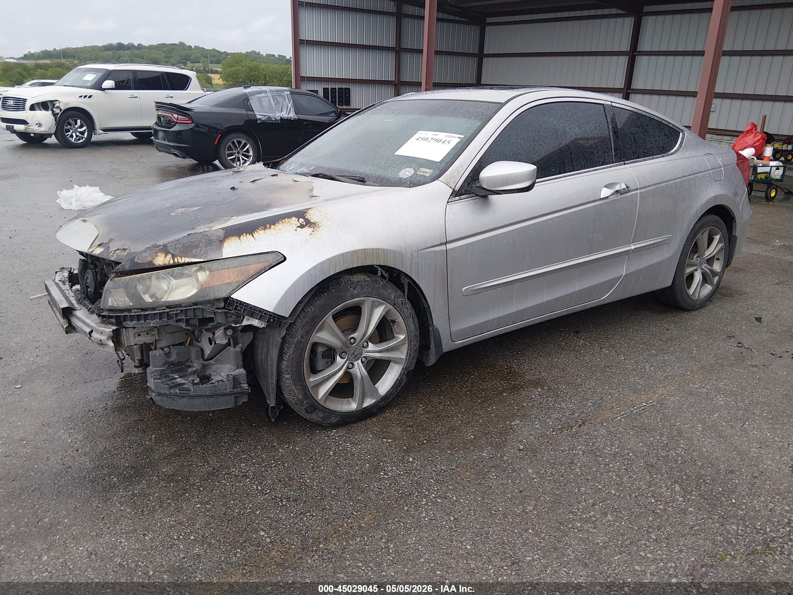 2011 Honda Accord 3.5 Ex-l Серебряный vin: 1HGCS2B81BA007107
