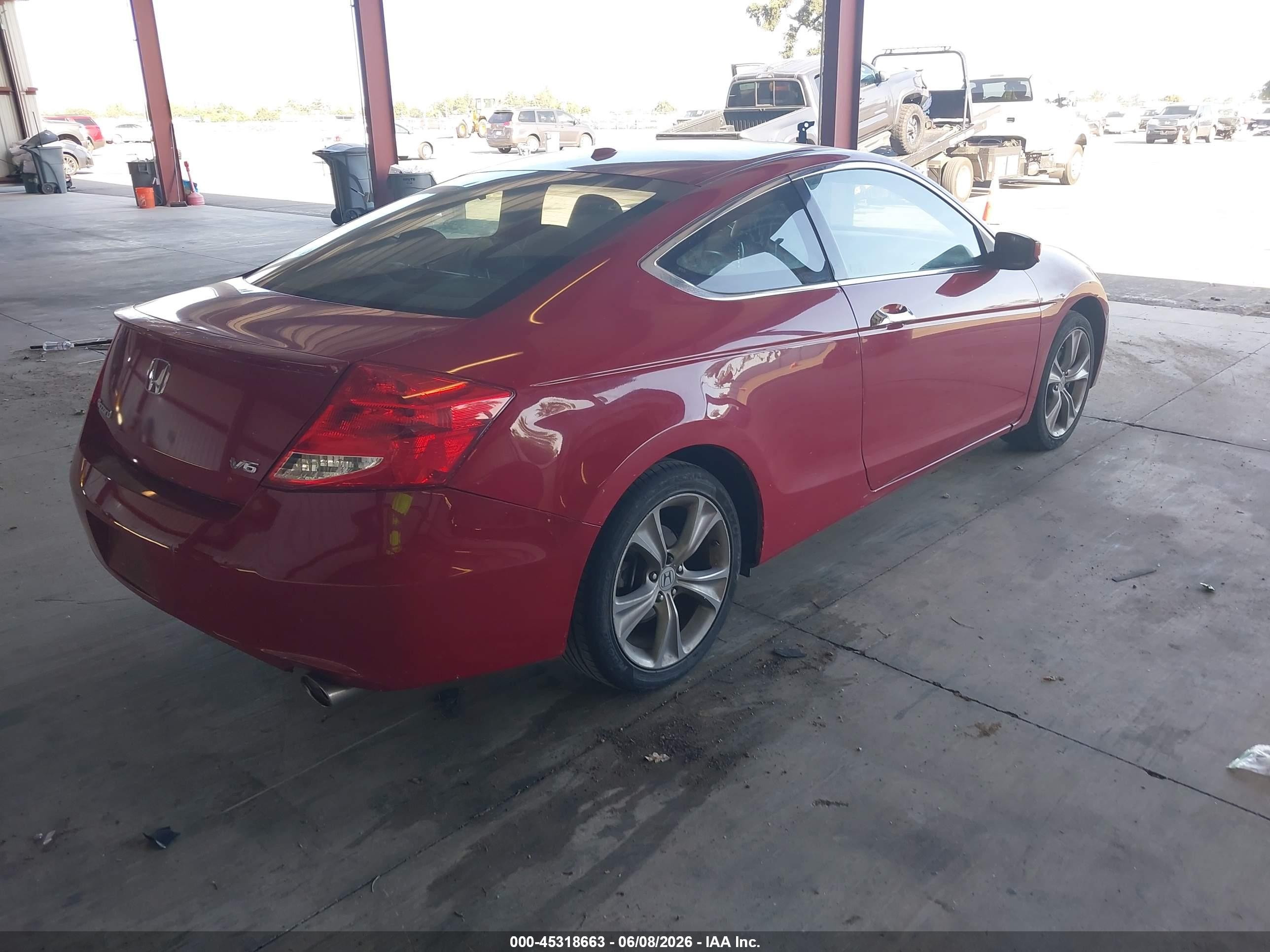2012 Honda Accord 3.5 Ex-l Red vin: 1HGCS2B81CA004371