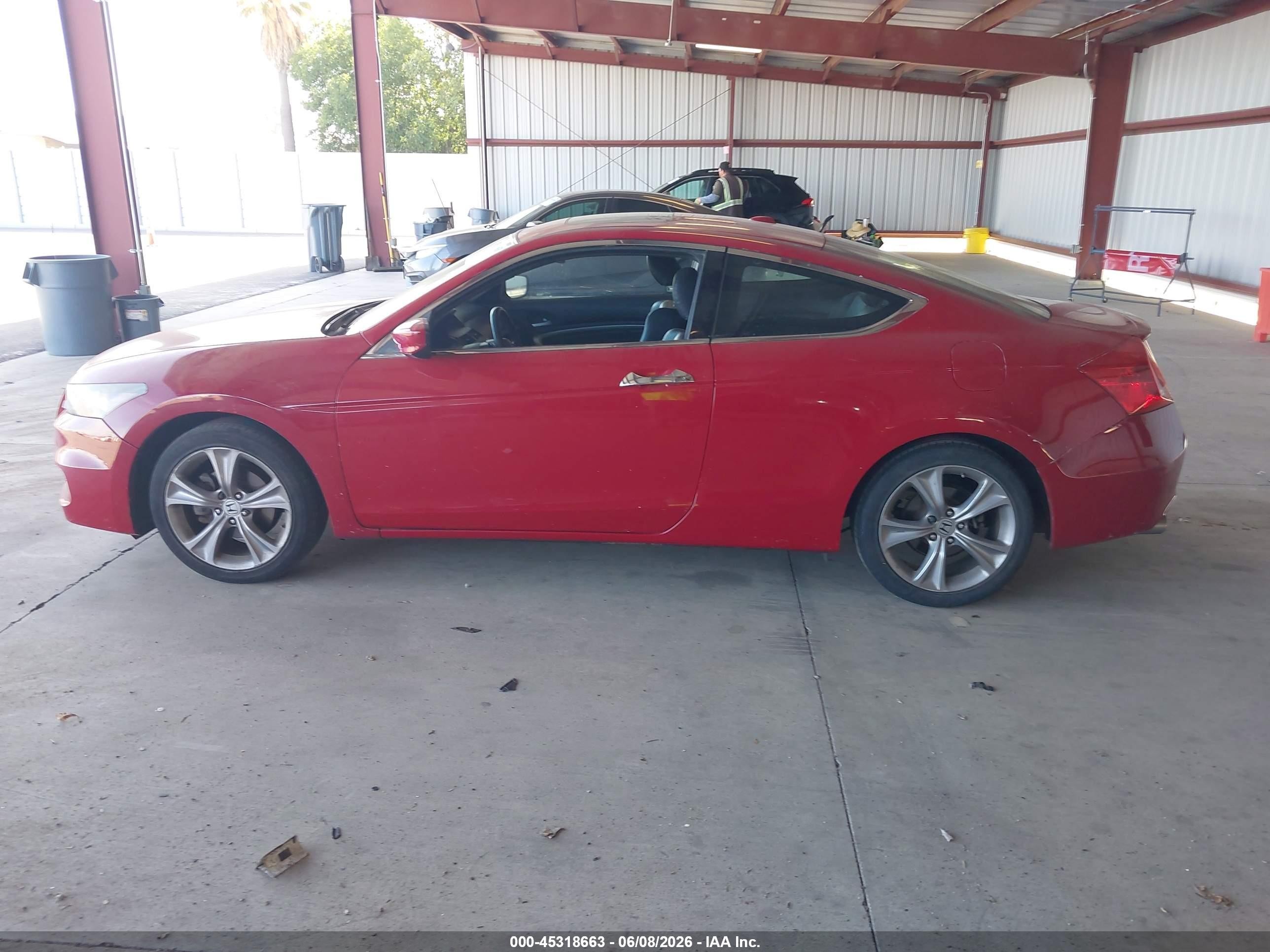 2012 Honda Accord 3.5 Ex-l Red vin: 1HGCS2B81CA004371