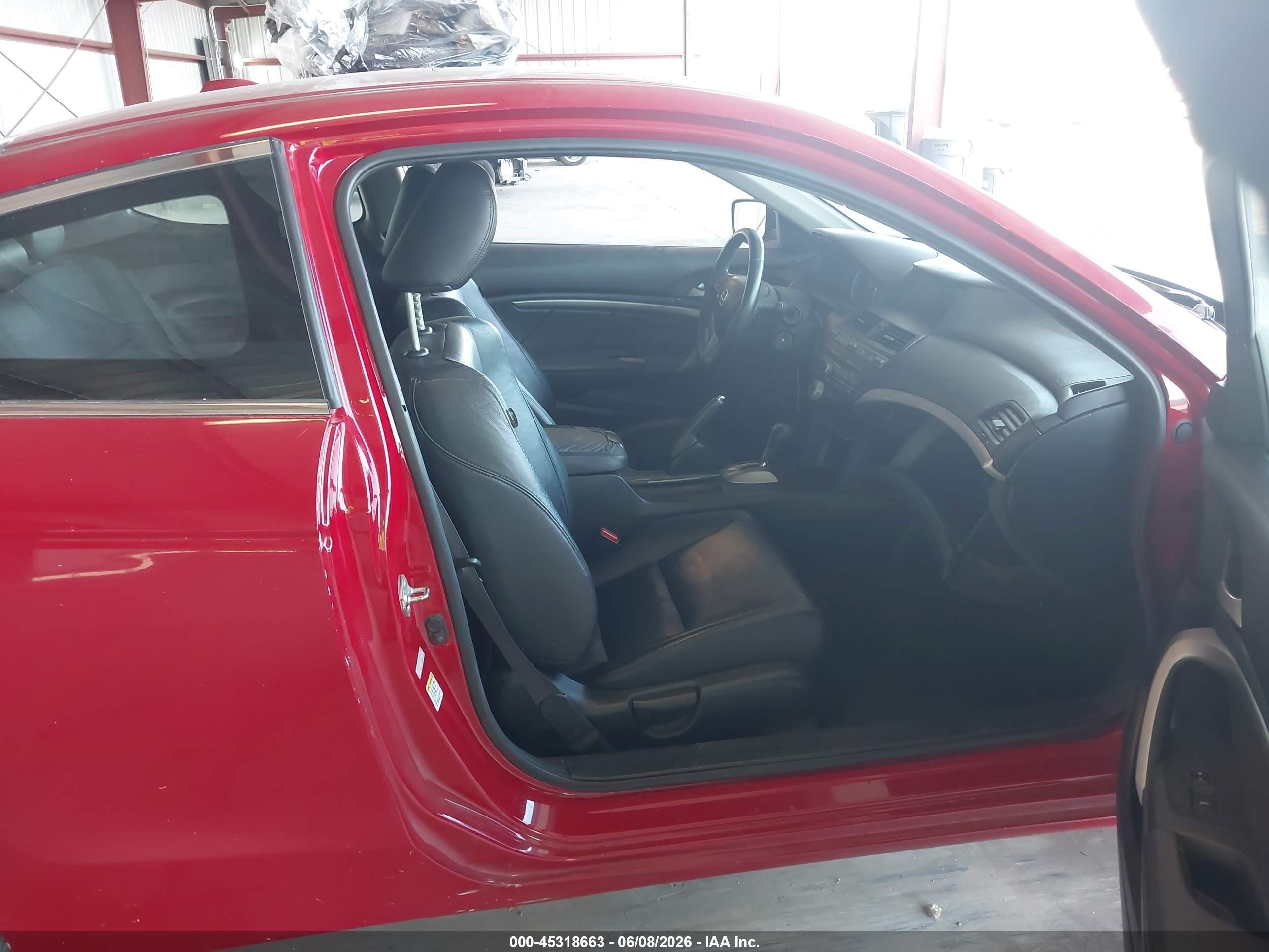 2012 Honda Accord 3.5 Ex-l Red vin: 1HGCS2B81CA004371
