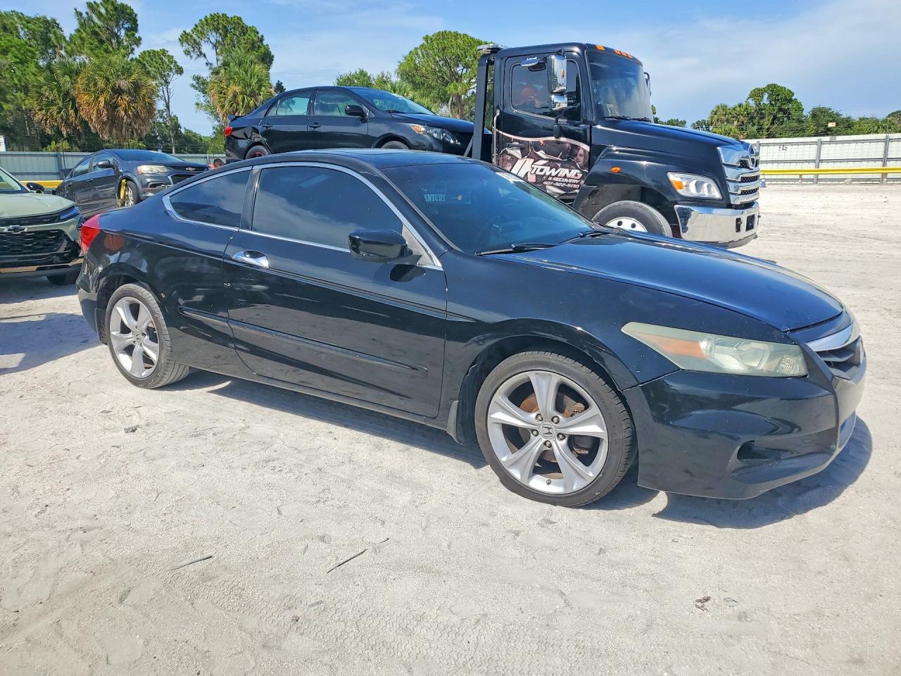 2012 Honda Accord Exl Черный vin: 1HGCS2B81CA005228