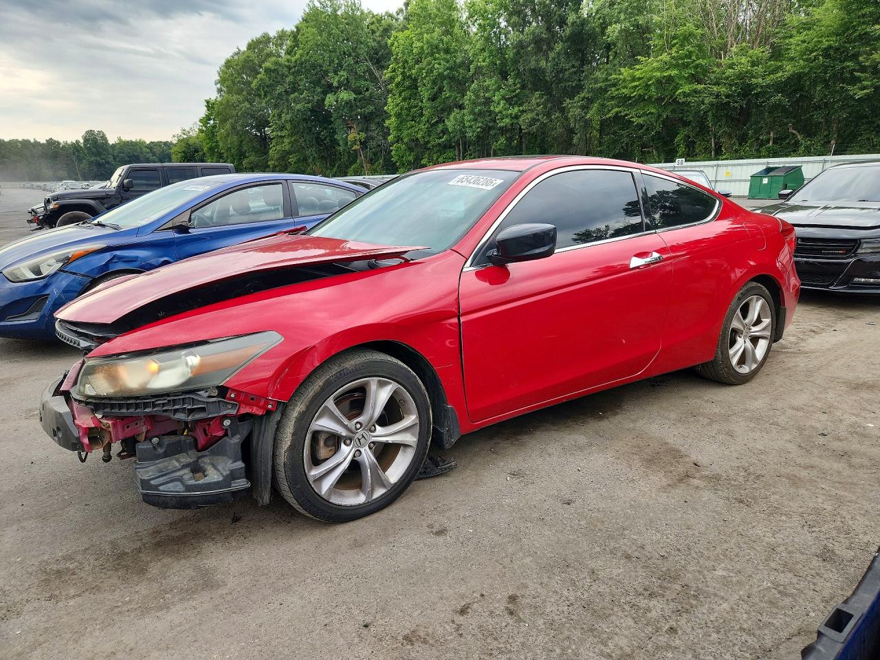 2012 Honda Accord Exl Red vin: 1HGCS2B81CA011224
